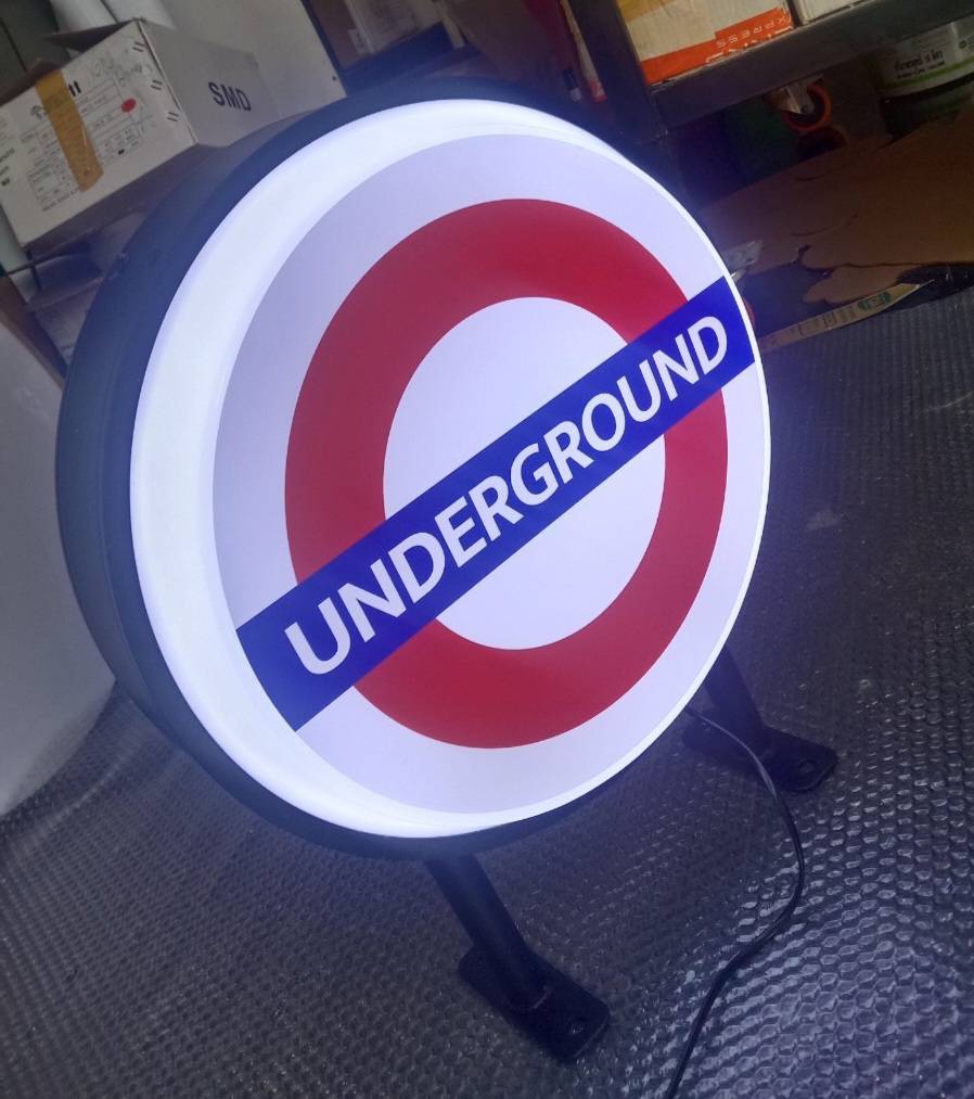 กล่องไฟสำเร็จรูป กล่องไฟวงกลม กล่องไฟติดหน้าร้าน