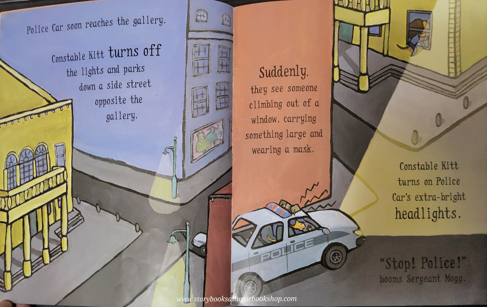 หนังสือนิทานปกอ่อน** 🍅POLICE CAR ON PATROL