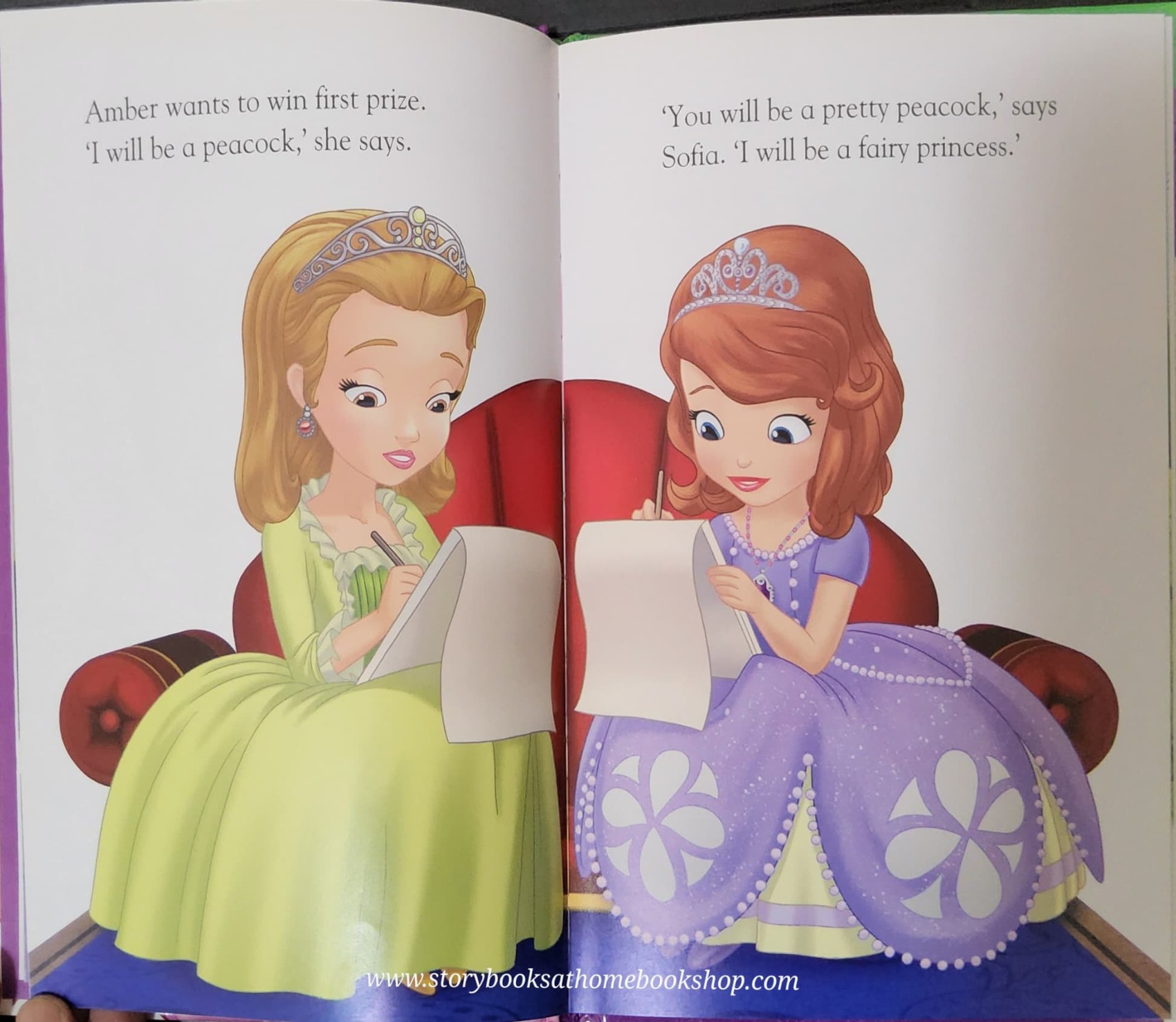 หนังสือนิทานปกแข็ง** 🍅🍅DISNEY JUNIOR SOFIA THE FIRST: THE FANCY DRESS BALL