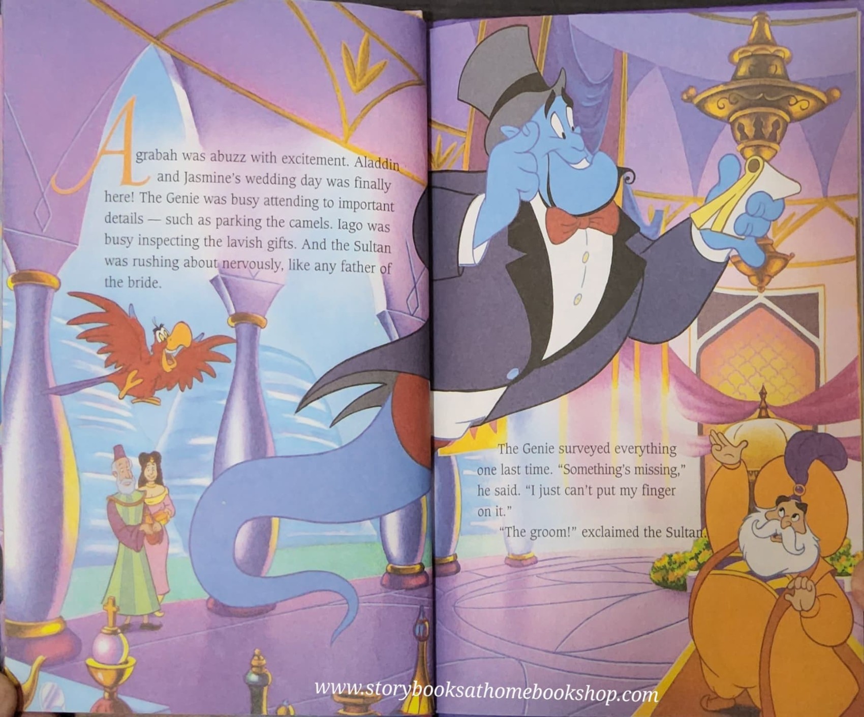 หนังสือนิทานปกแข็ง** 🍅🍅DISNEY: ALADDIN AND THE KING OF THIEVES