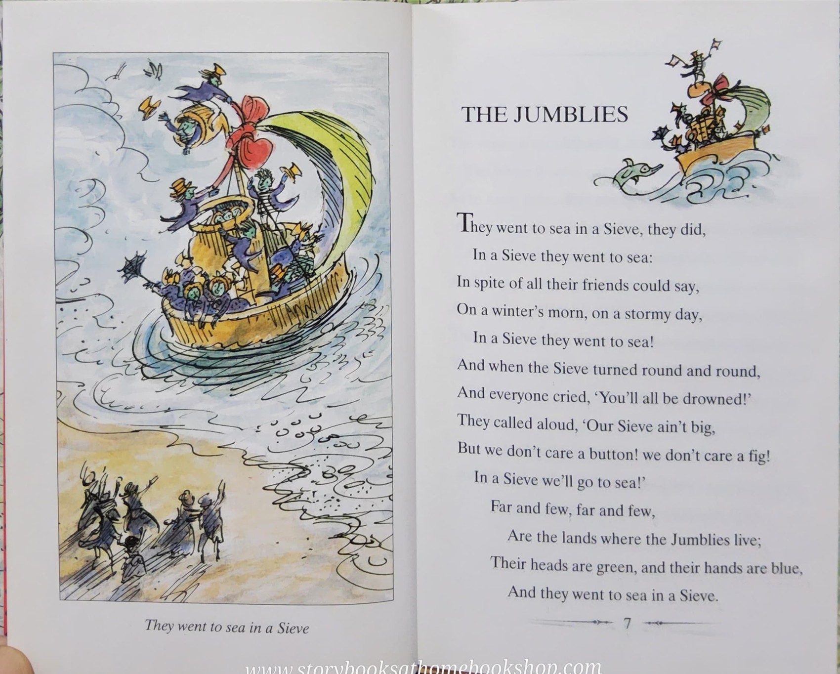 หนังสือนิทานปกแข็ง ** ♥️ CLASSIC VERSE: NONSENSE RHYME ♥️