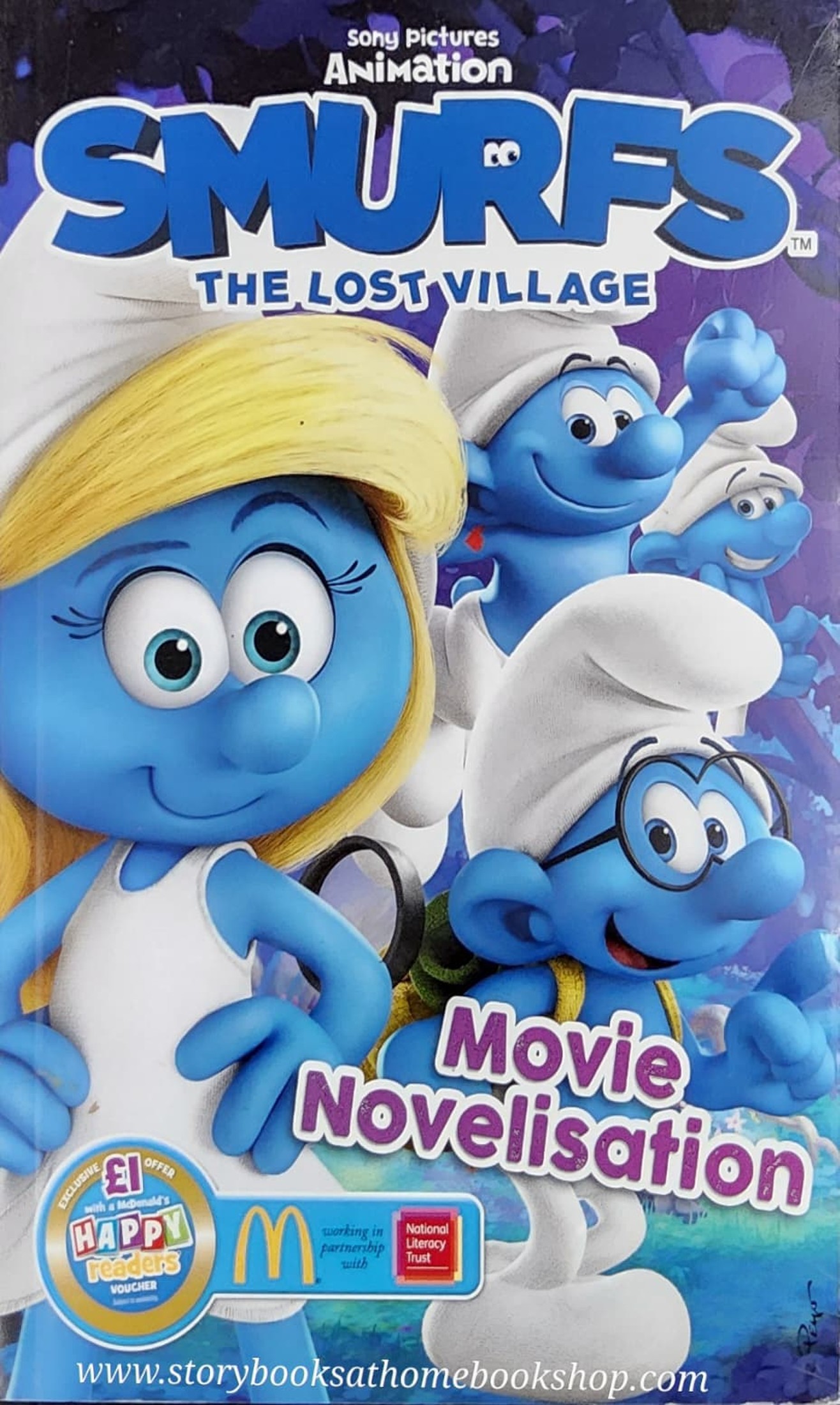 วรรณกรรมเยาวชน ** **หนังสือนิทานปกอ่อน** 🍅🍅SMURFS THE LOST VILLAGE