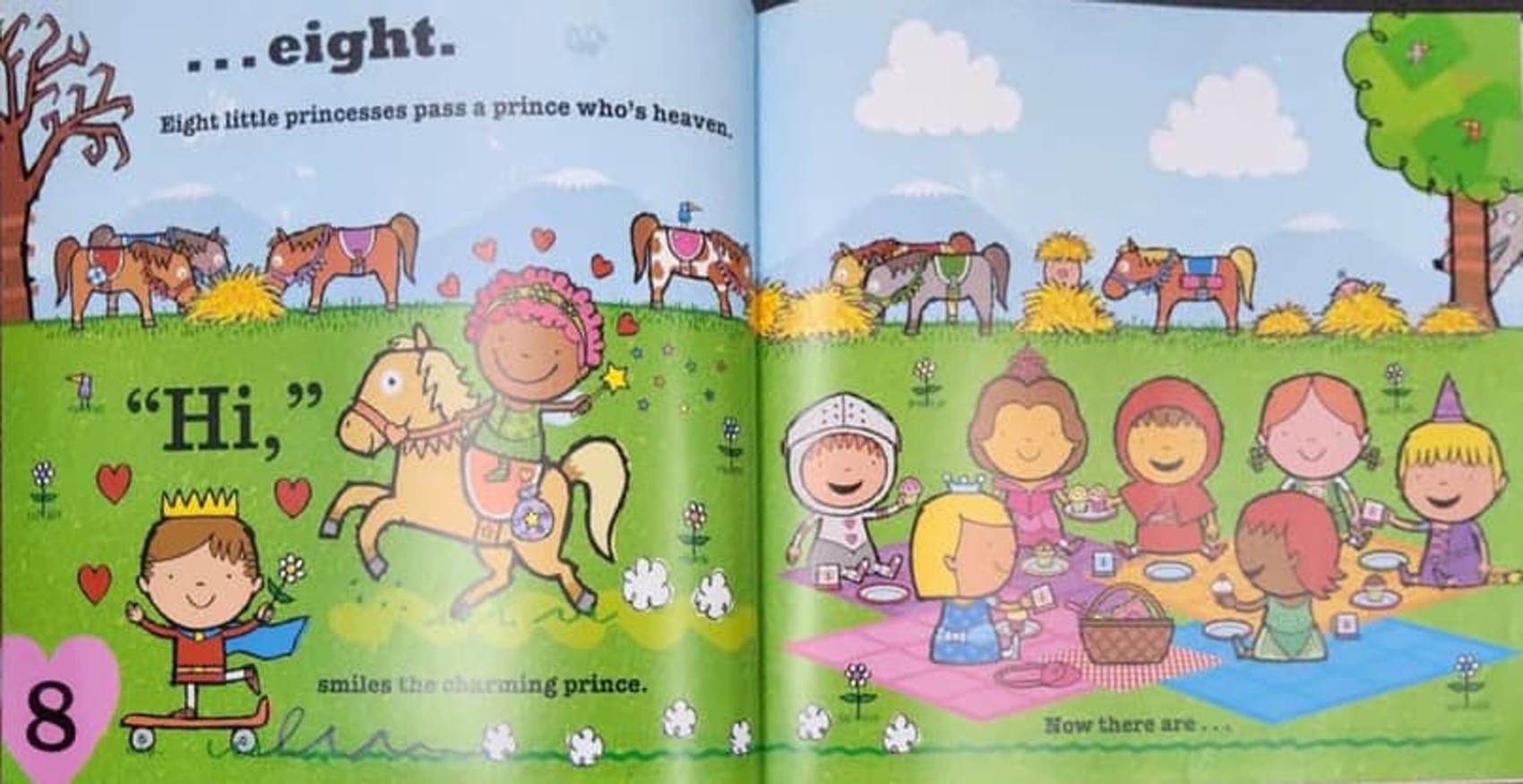 หนังสือนิทานปกอ่อน ** 🍅🍓TEN LITTLE PRINCESS MY MIKE BROWNLOW.SIMON RICKERTY