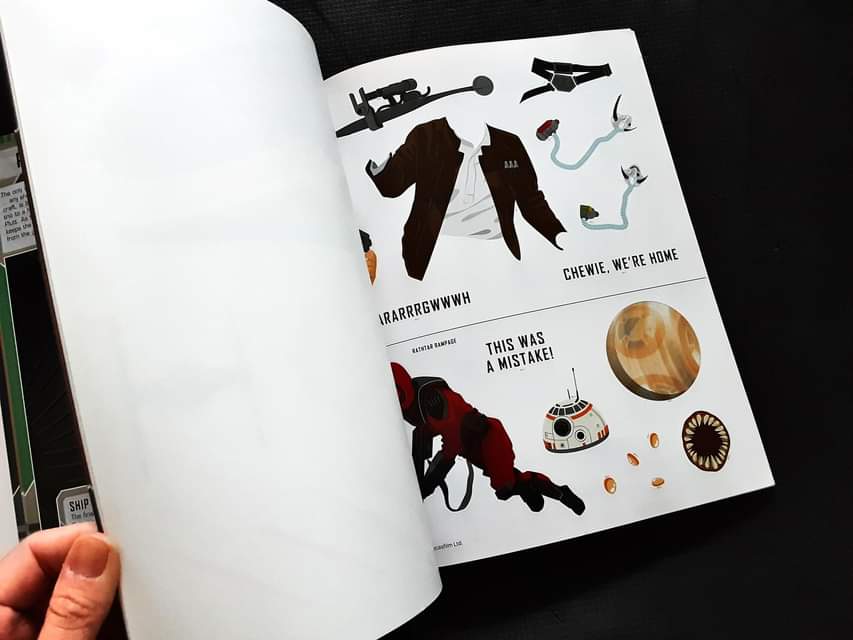 ACTIVITIES BOOK ** ð
ð STAR WARS FINN'S ADVENTURE STICKER BOOK