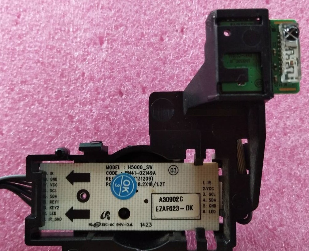 ตัวรับรีโมท /คีย์ทัช /คีย์คอนโทรล SAMSUNG(ซัมซุง) มือสองพร้อมใช้งาน พาร์ท BN96-30902C BN41-02149A ใช้ได้หลายรุ่นตามข้อมูลระบุด้านล่าง