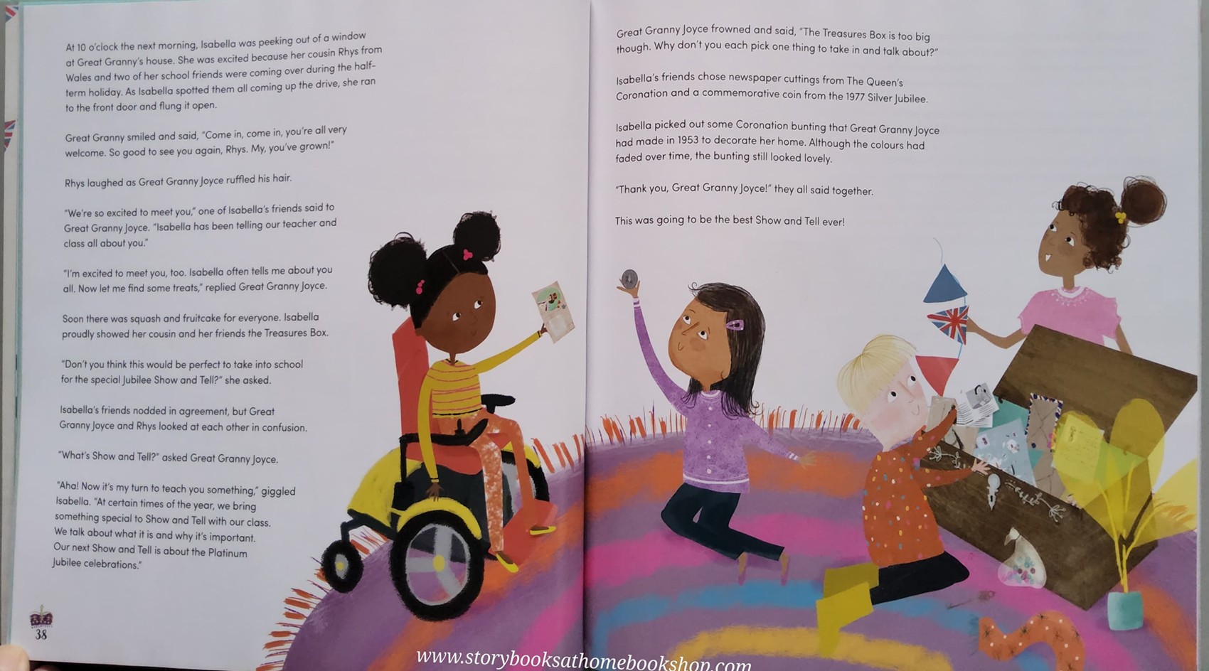 RECOMMENDED BOOK** **หนังสือนิทานปกแข็ง ** ♥️QUEEN ELIZABETH A PLATINUM JUBILEE CELEBRATION