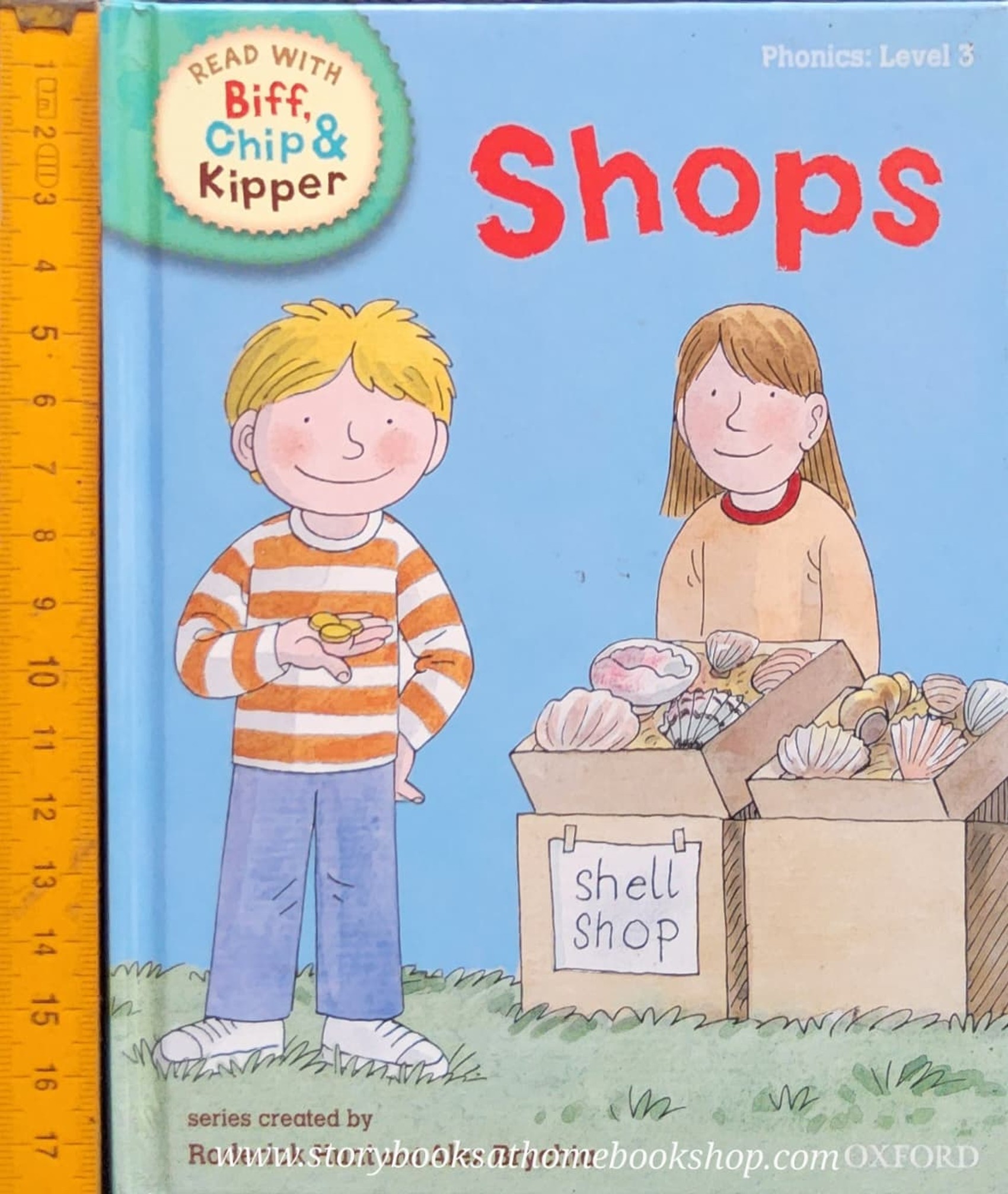 หนังสือนิทานปกแข็ง** 🍅🍅READ WITH BIFF,CHIP&KIPPER:SHOPS PHONICS LEVEL3