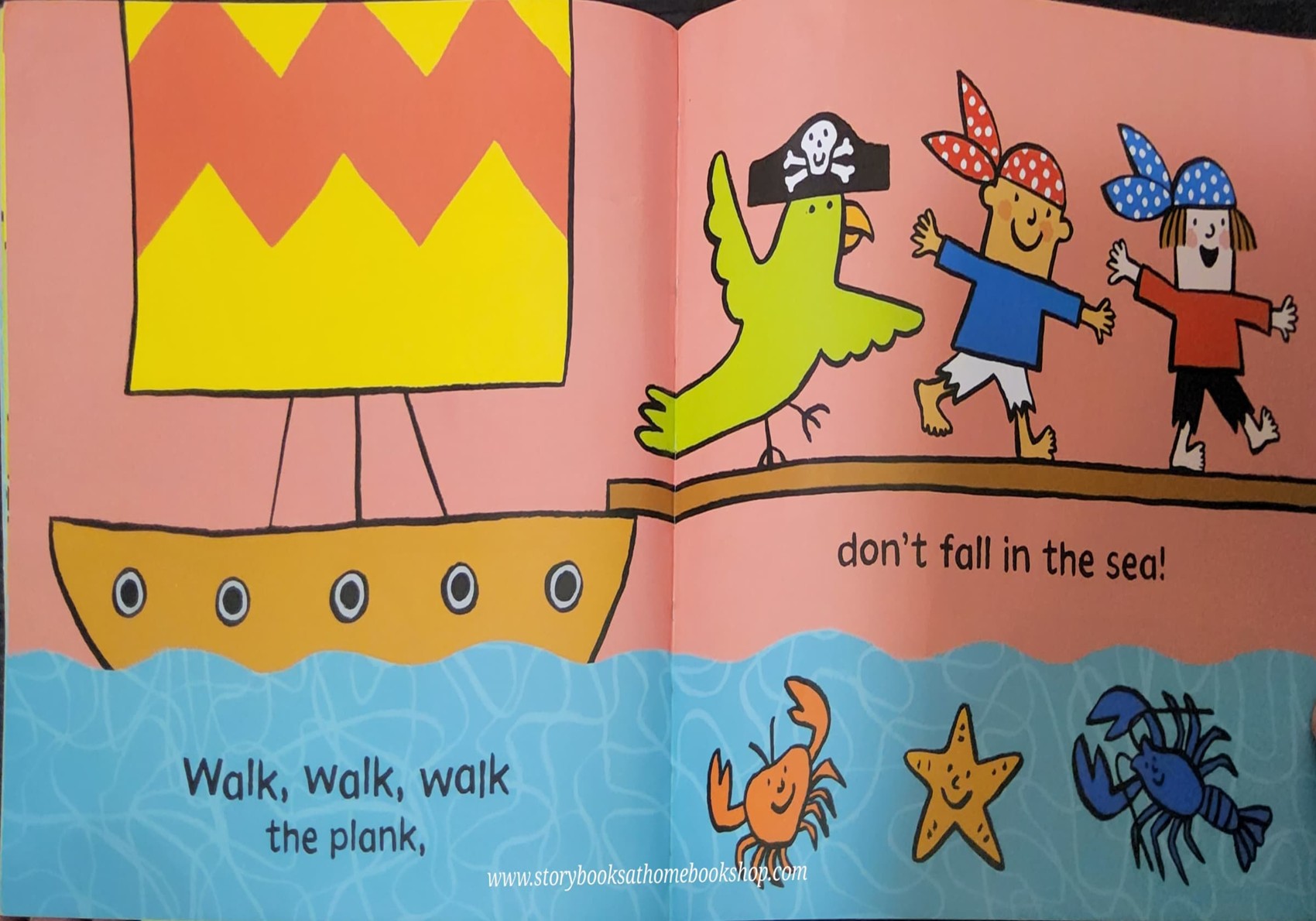 หนังสือนิทานปกอ่อน** 🍅🍅GO,GO, PIRATE BOAT