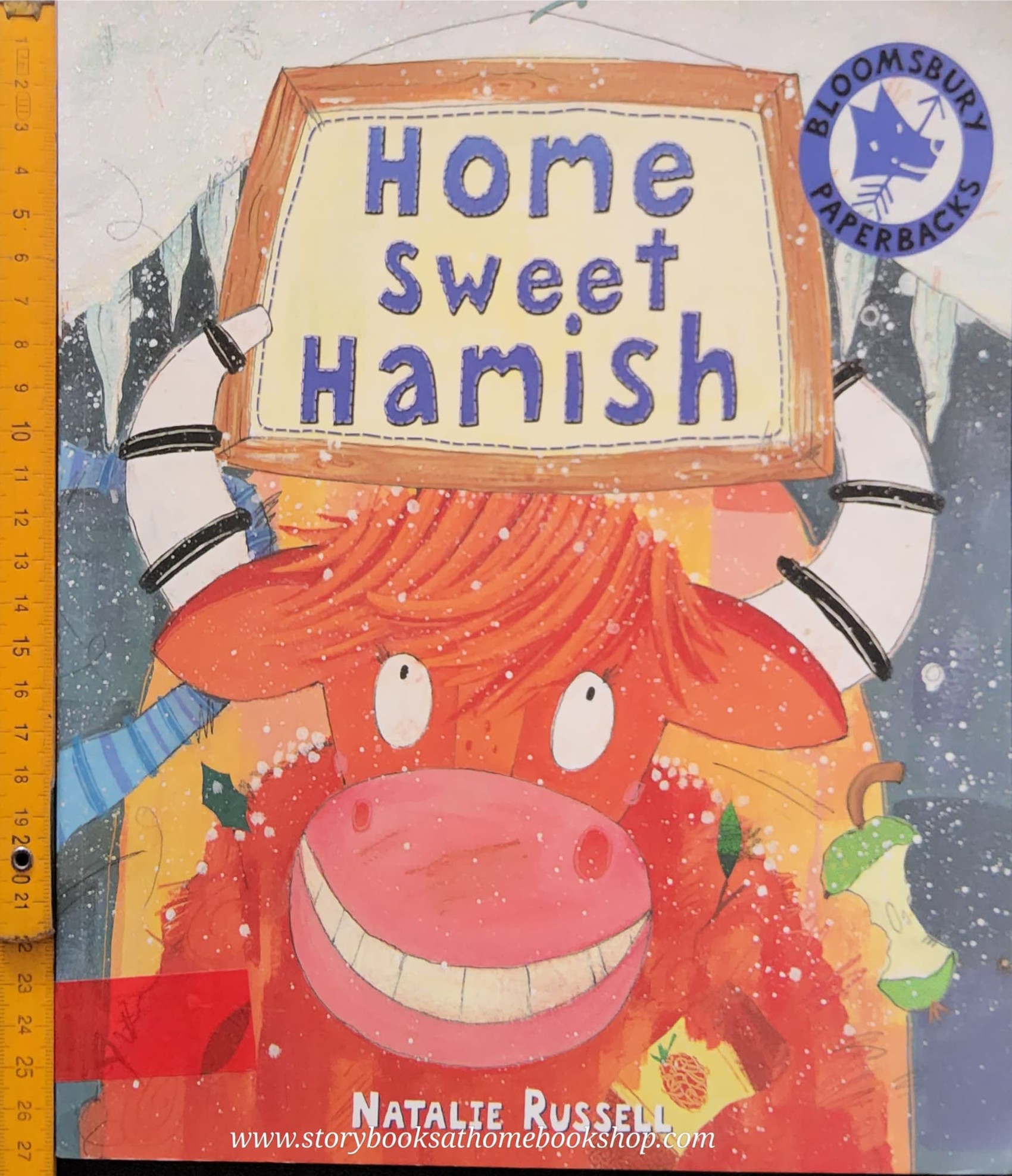 หนังสือนิทานปกอ่อน ปกกริทเตอร์** 🍅🍓HOME SWEET HAMISH BY NATALIE RUSSELL