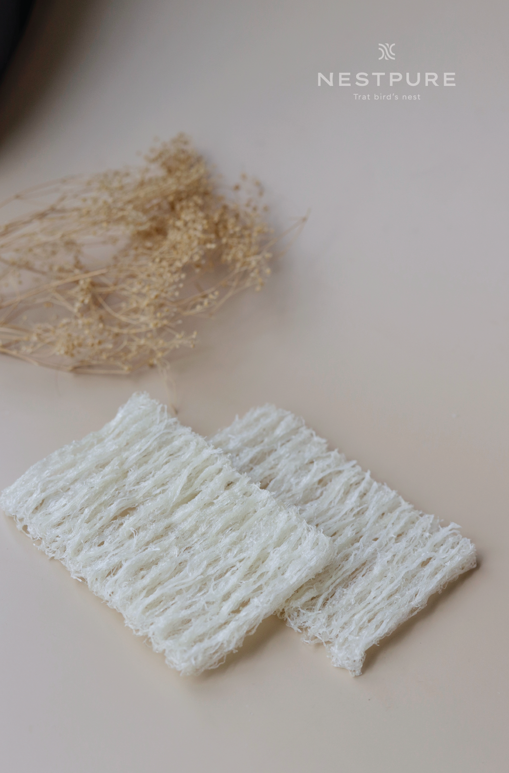 รังนกเส้นล้วน เกรดพรีเมี่ยม รังนกแห้ง รังนกทำความสะอาดเสร็จ พร้อมปรุง