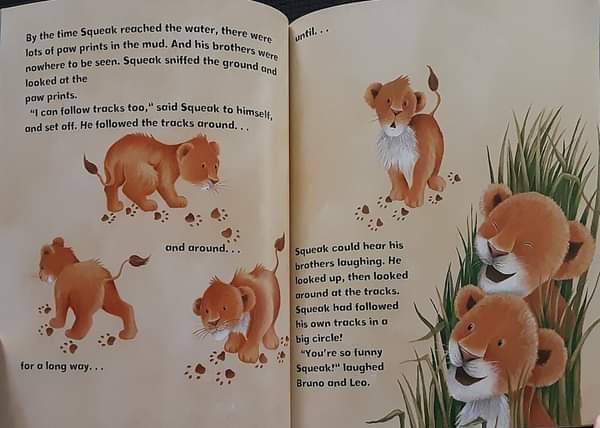 หนังสือนิทานปกอ่อน ** 🍅🍓 SQUEAK THE LION