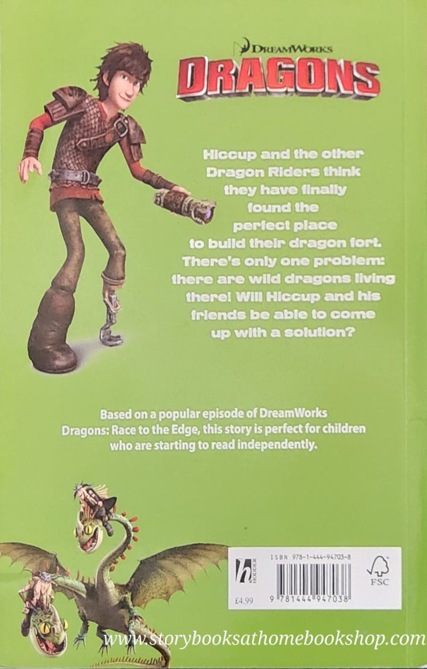 หนังสือนิทานปกอ่อน** 🍅🍓DREAMWORKS: HOW TO BUILD A DRAGON FORT