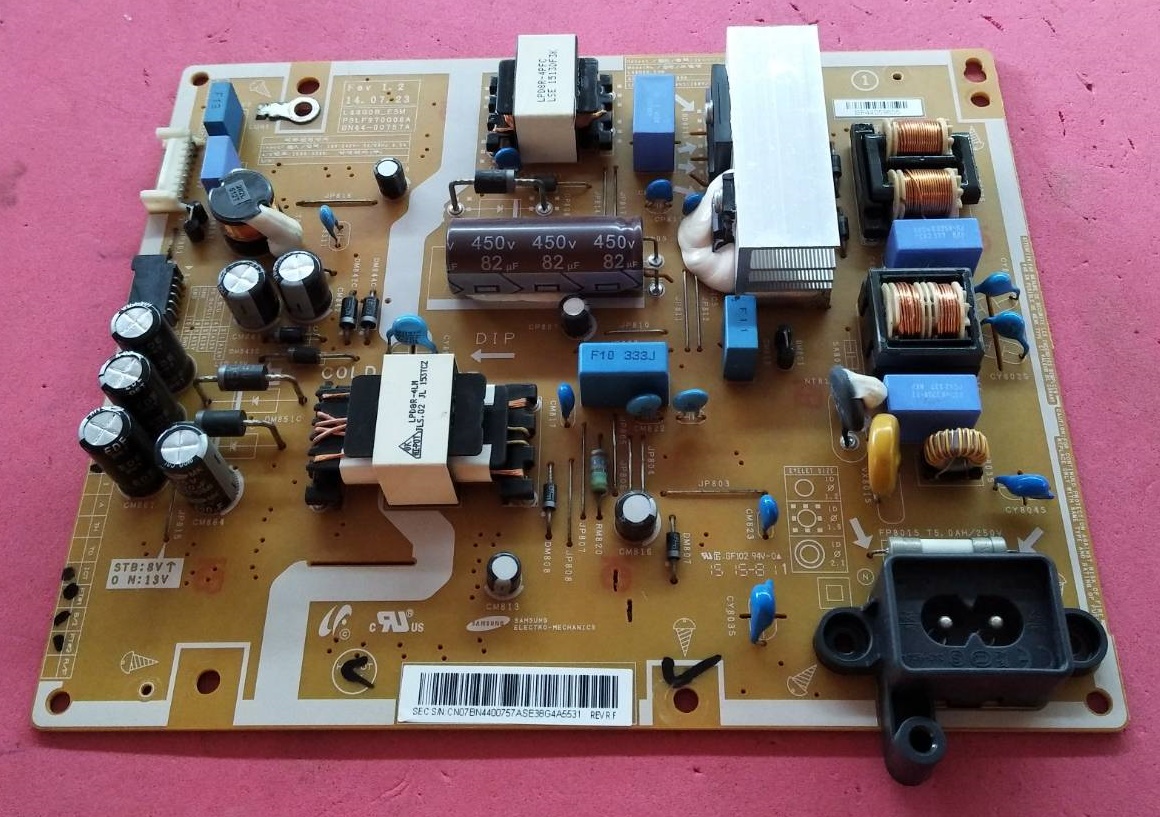 POWER SUPPLY SAMSUNG (ซัพพลาย ซัมซุง) อะไหล่แท้/ของถอดพร้อมใช้งาน พาร์ท BN44-00757A :BN44-00757G รุ่น HG40AD590BK :UA48H4200AK :UA48H5003AK :UA48H5003TK