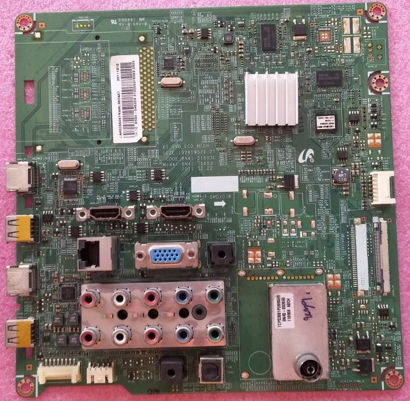 เมนบอร์ดทีวีซัมซุง Samsung ของแท้มือสองถอดจากเครื่อง รุ่น LA40D550K7R LA40D551K8 LA46D550K7R พาร์ทBN94-04582K BN94-04596A BN94-04595A BN94-05474F BN94-05474K