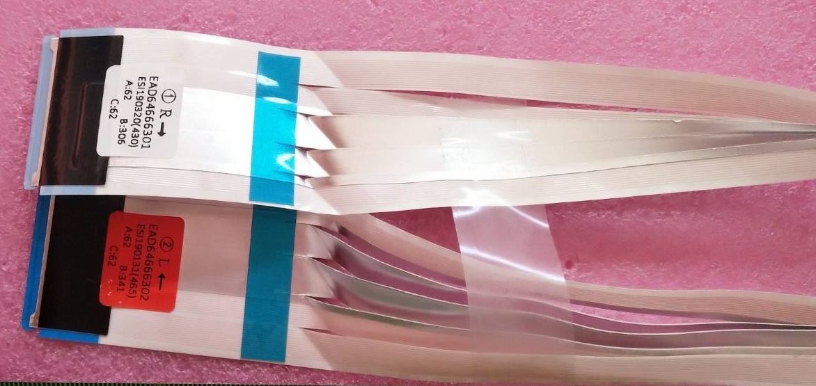 สายแพทีวี LG (แอลจี) ของแท้ถอดจากเครื่อง พาร์ท EAD64666302 EAD64666301 ใช้กับรุ่นที่ระบุไว้และรุ่นอื่นที่พาร์ทตรงกัน
