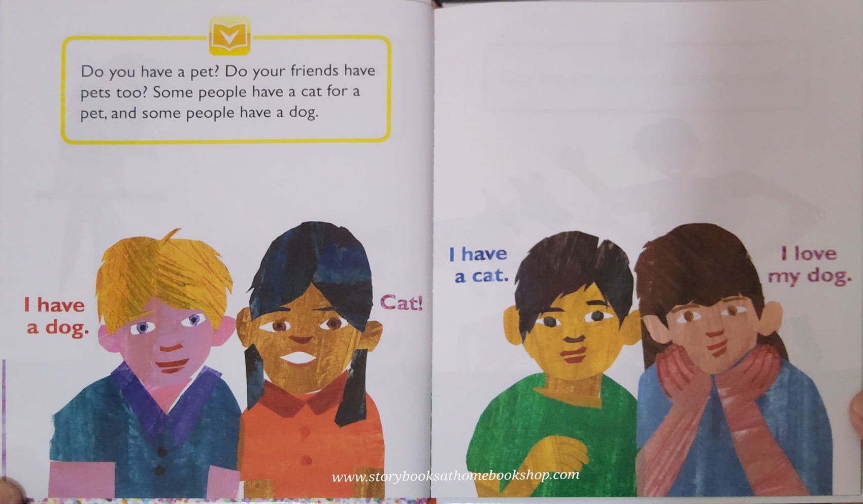 หนังสือนิทานปกแข็ง** 🍅🍓THE WORLD OF ERIC&CARLE CAT&DOG