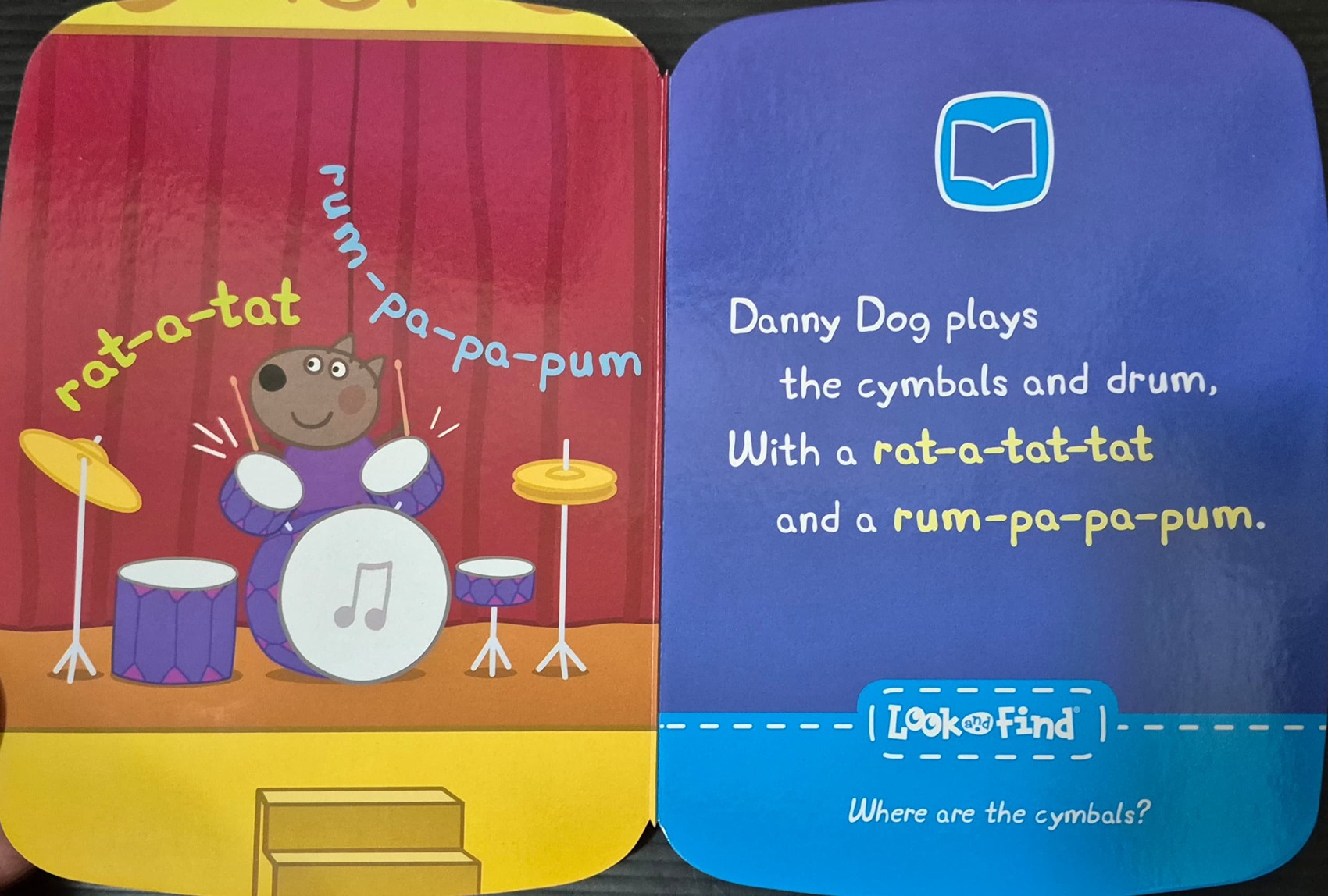 BOARD BOOK** 🍅🍅PEPPA PIG LOOK AND FIND:JOIN THE BAND