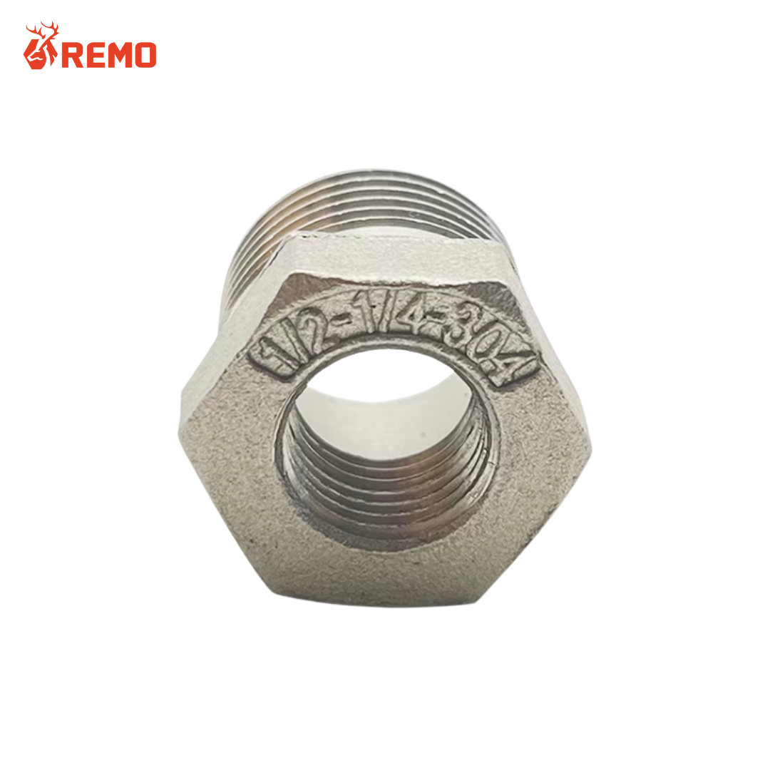 ข้อลดเหลี่ยมสแตนเลส 1.1/4"x1/2"