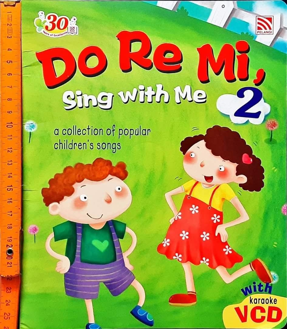 หนังสือนิทานปกอ่อน** 🍓🍓Do Re Mi Sing with me 2 with karaoke CD