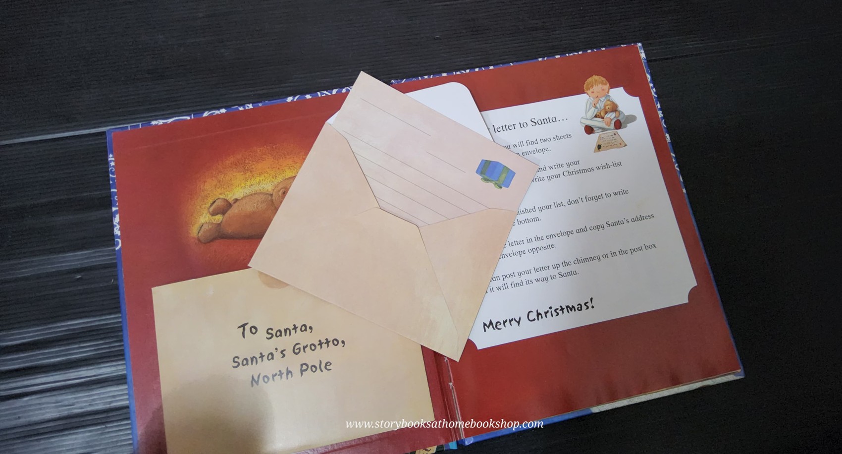 หนังสือนิทานปกแข็ง** 🍅🍅A LETTER OT SANTA (INCLUDES WRITING PAPER,ENVELOPS AND STICKERS)