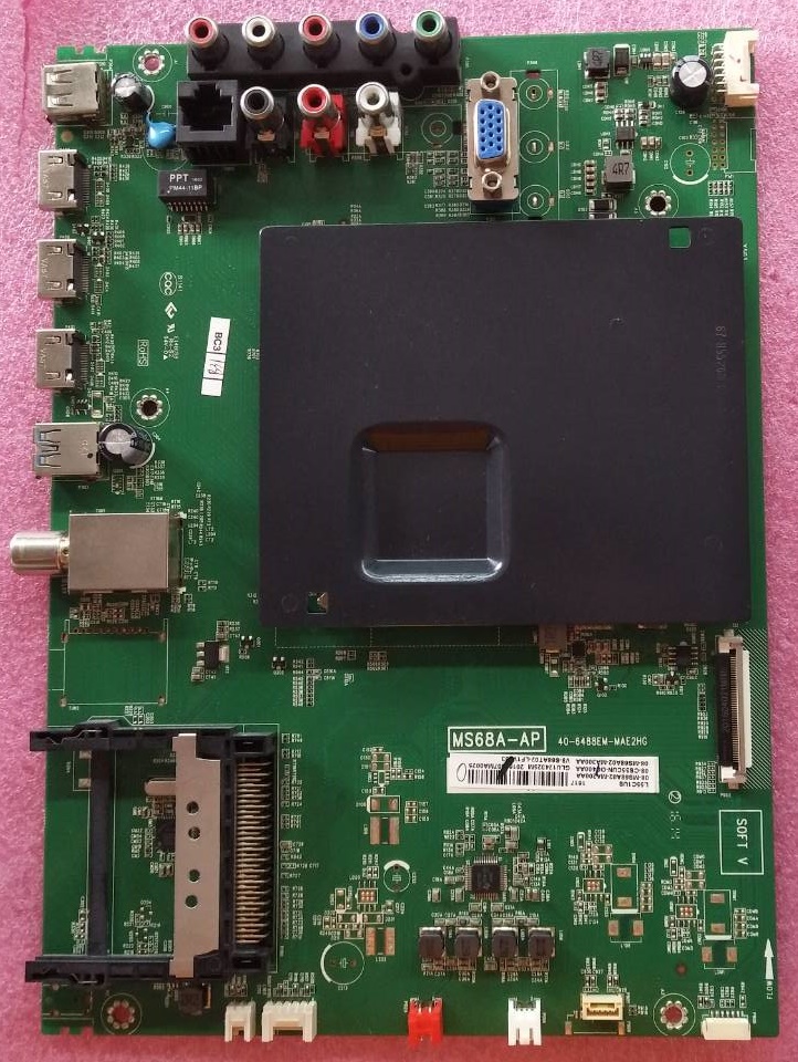 เมนบอร์ดทีวีทีซีแอล TCL ของแท้มือสองถอดจากเครื่อง ใช้กับรุ่น LED55Q7700 พาร์ท 40-6488EM-MAE2HG ใช้กับ T-CON พาร์ทST5461D04-1-C-1