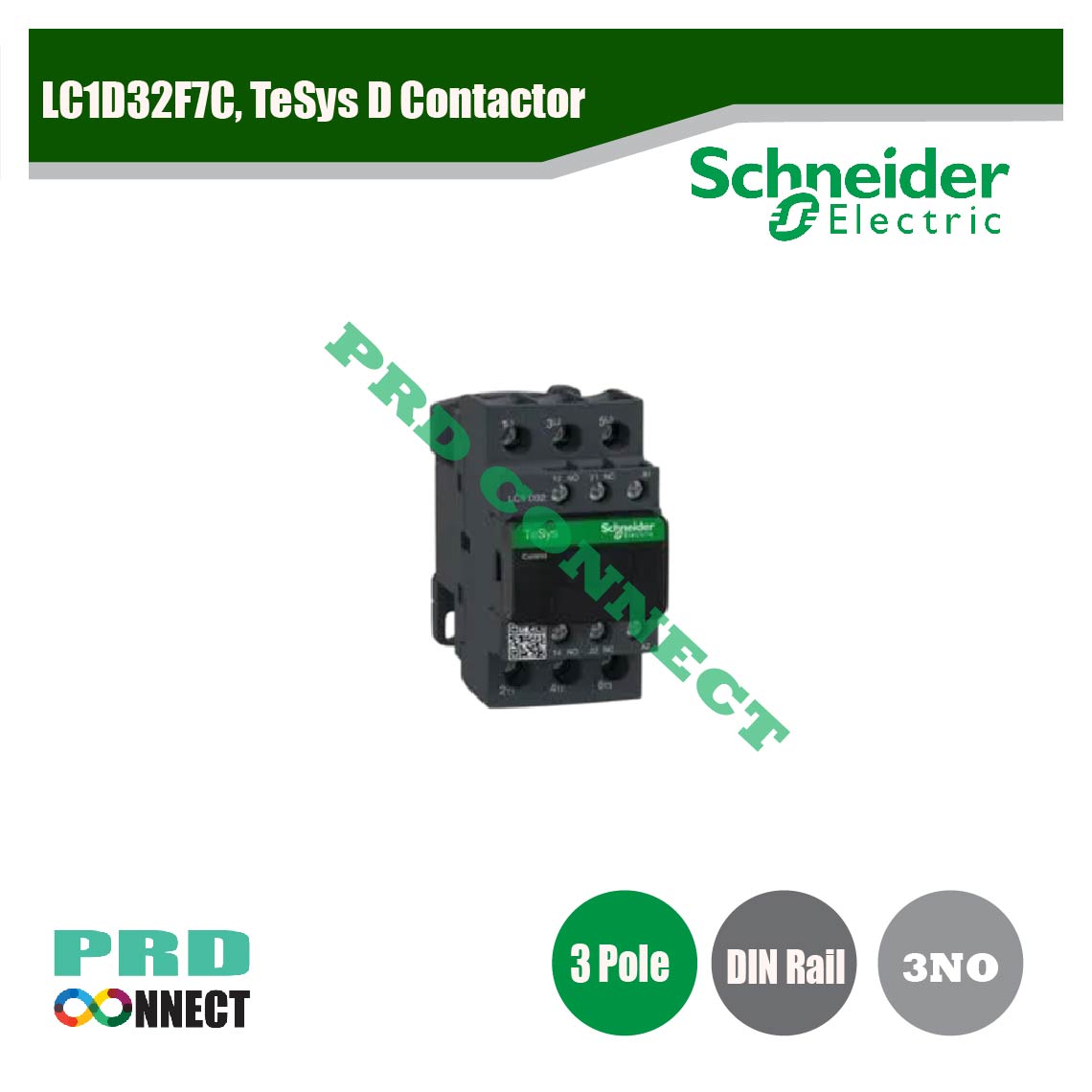 LC1D32F7C, TESYS D CONTACTOR