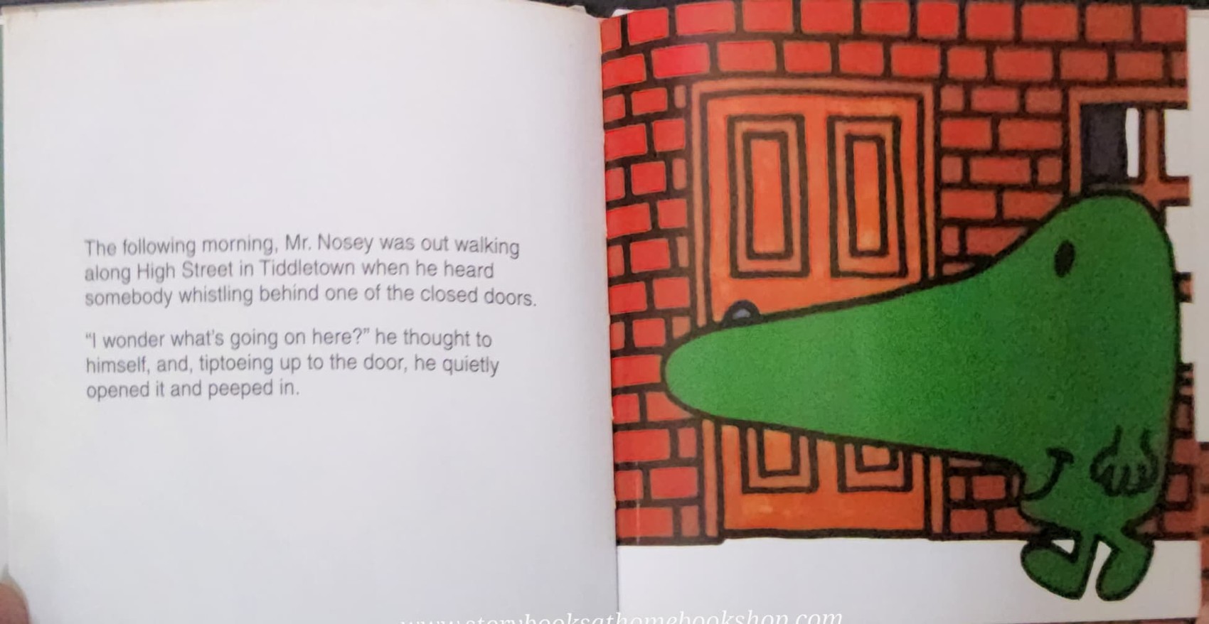 หนังสือนิทานปกแข็ง** 👉LITTLE MISS&MR.MEN👍 🍅🍅MR.NOSEY by Roger Hargreaues