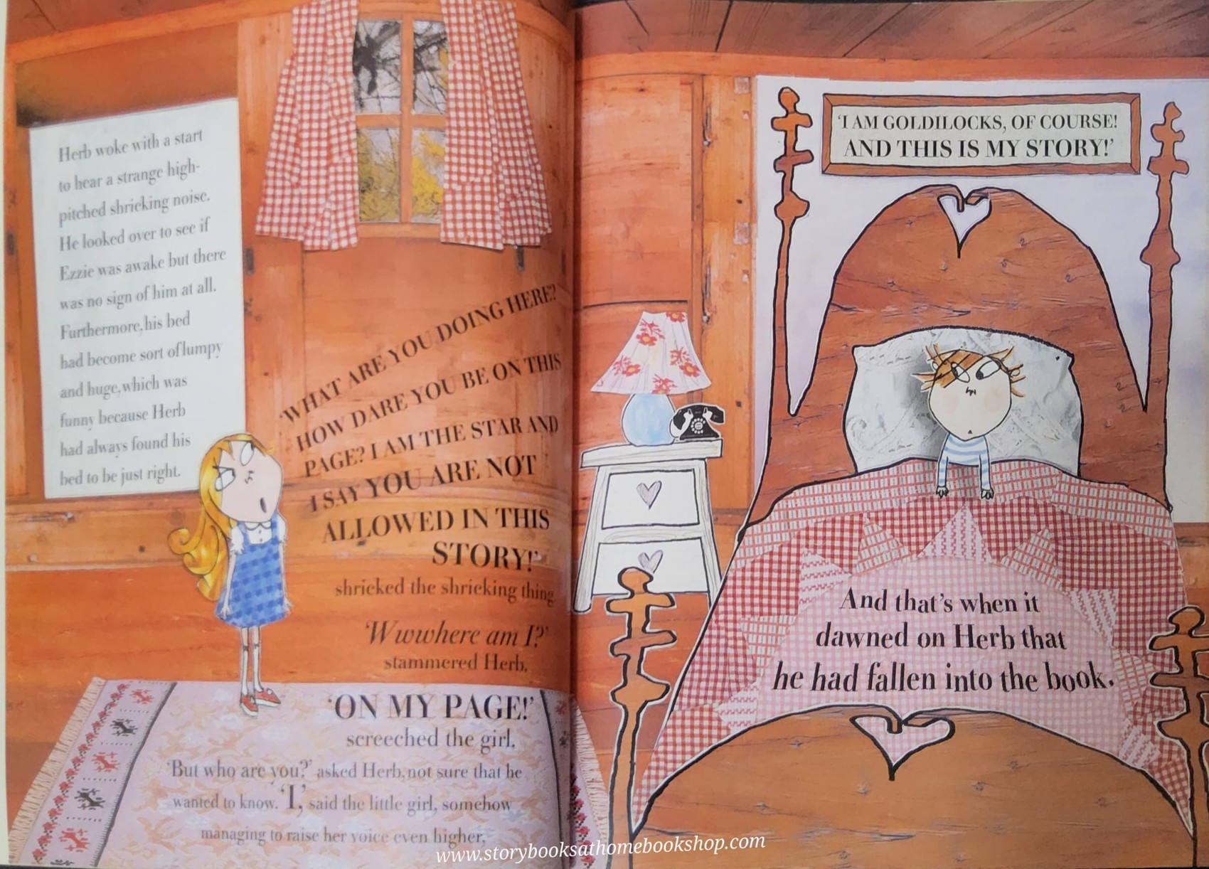 หนังสือนิทานปกอ่อน** 🍅🍓WHO'S AFRAID OF THE BIG BAD BOOK?BY LAUREN CHILD