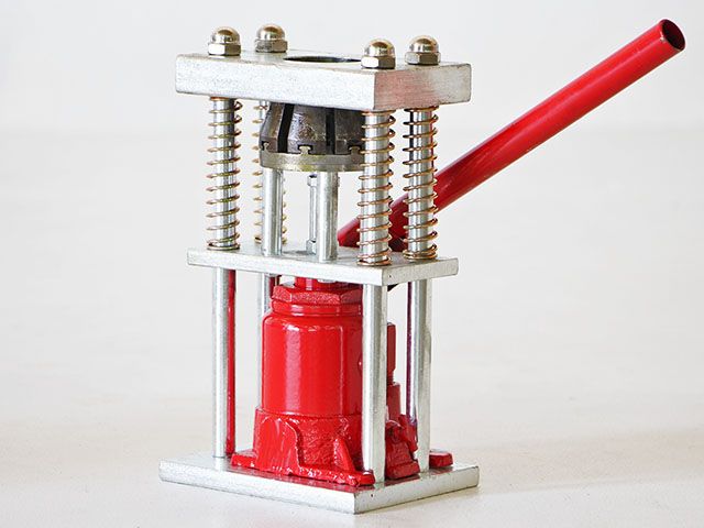 Hose Crimping Machine Jack แท่นย้ำหัวสายน้ำยา 12-22mm 10ton 8MM