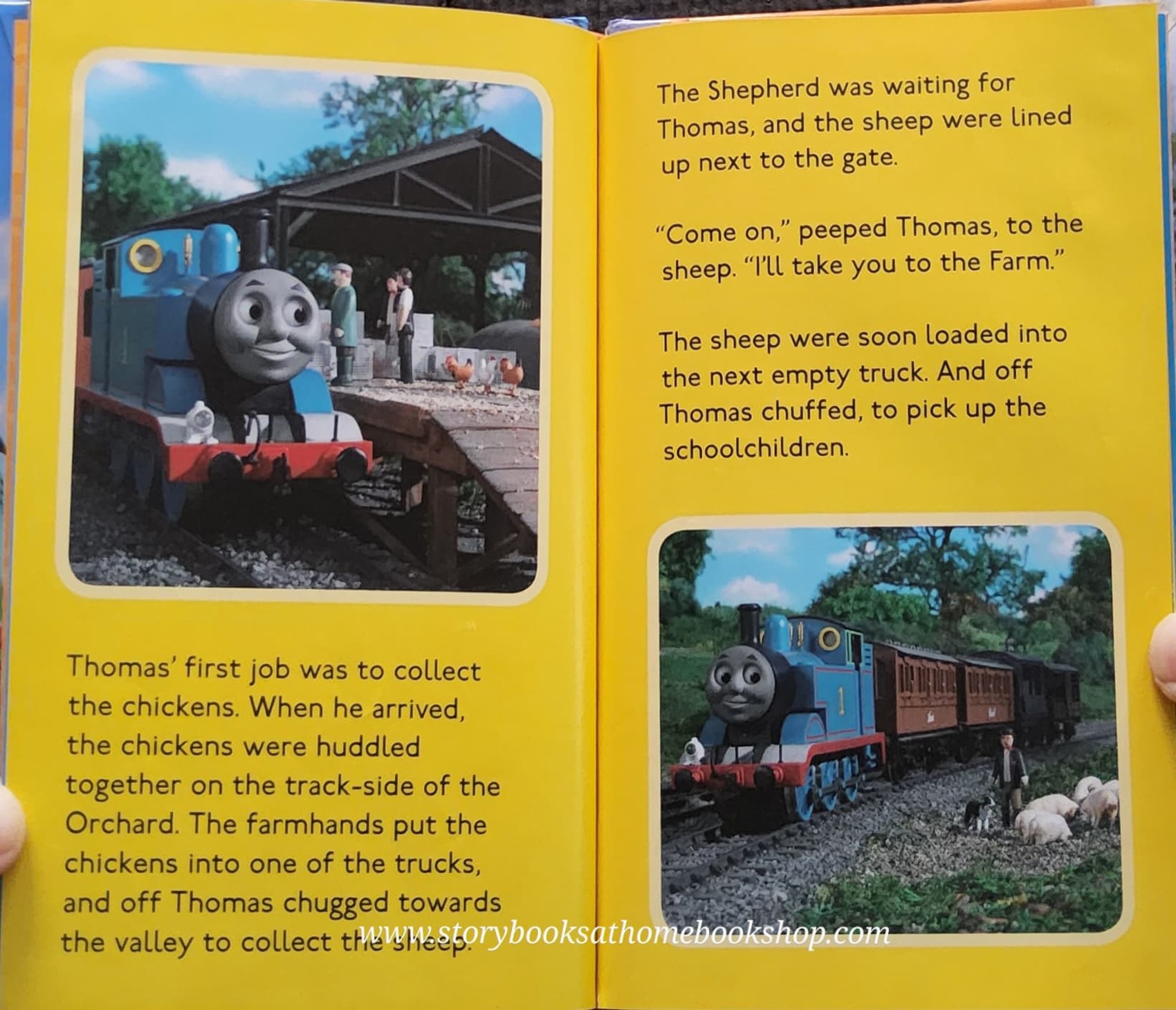 หนังสือนิทานปกแข็ง** 🍅THOMAS&FRIENDS: THOMAS' BUSY DAY