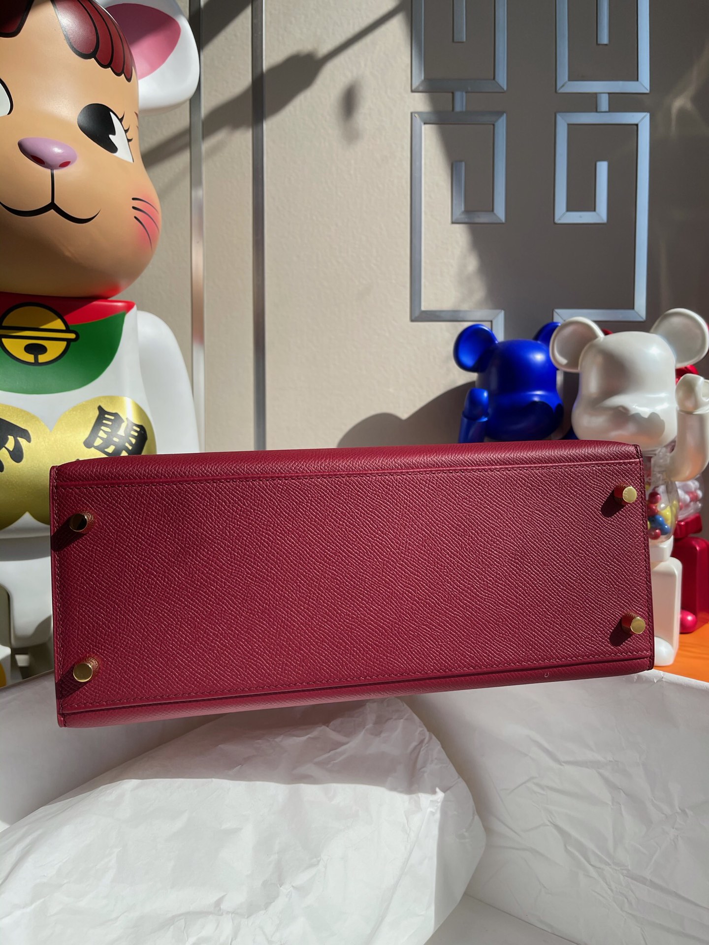 [Pre-order] Hermes Kelly 28 Rouge Grenat หนัง original Epsom งาน full handmade 100% คุณภาพ VIP เกรดดีที่สุด