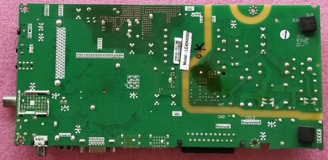 เมนบอร์ดทีวี ไฮเออร์ HAIER ของแท้ถอดจากเครื่อง รุ่นLE40K6000 พาร์ทบอร์ด MS36633-ZC01-01 ทีบาร์V400HJ6-PE1