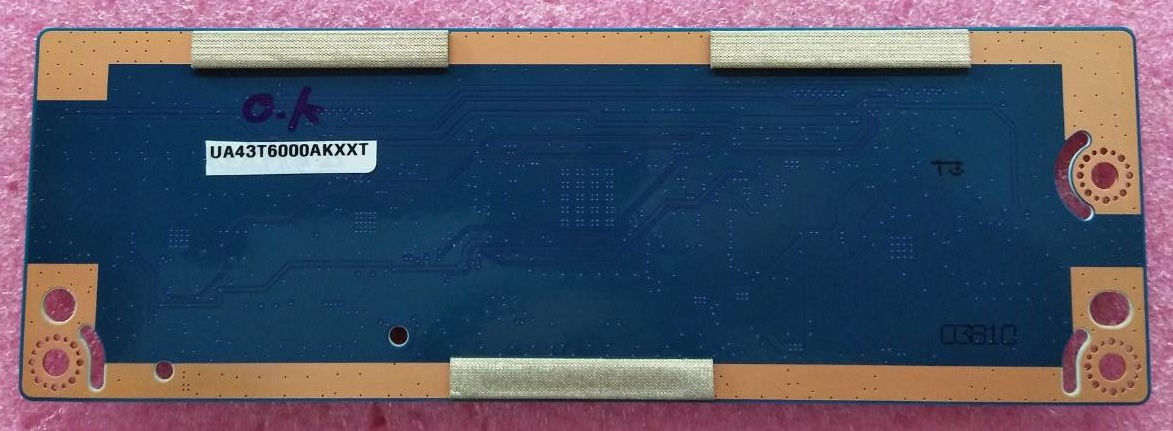 T-CON ทีคอนทีวี ซัมซุง SAMSUNG ของแท้ถอดจากเครื่อง รุ่นUA43T6000AK พาร์ทT430HVN01.6 43T01-C04