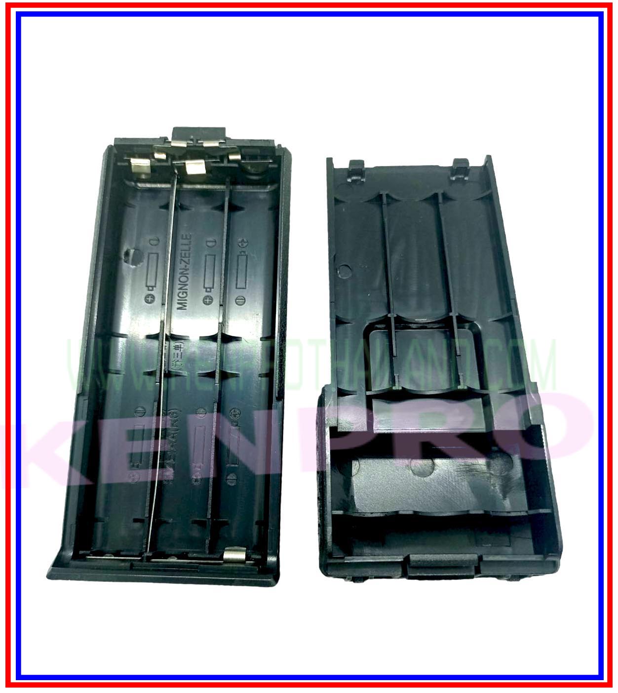 กล่องรางถ่าน กล่องเปล่าสำหรับ วิทยุสื่อสาร รุ่น IC-V90 , IC-UV95 , IC-UV97 , IC-UV90