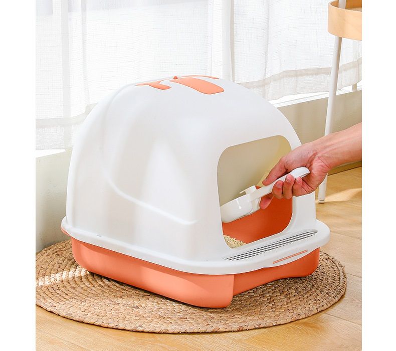 Cat litter box ห้องน้ำแมว กระบะทรายแมว ทรงโดม 36x48x38 cm