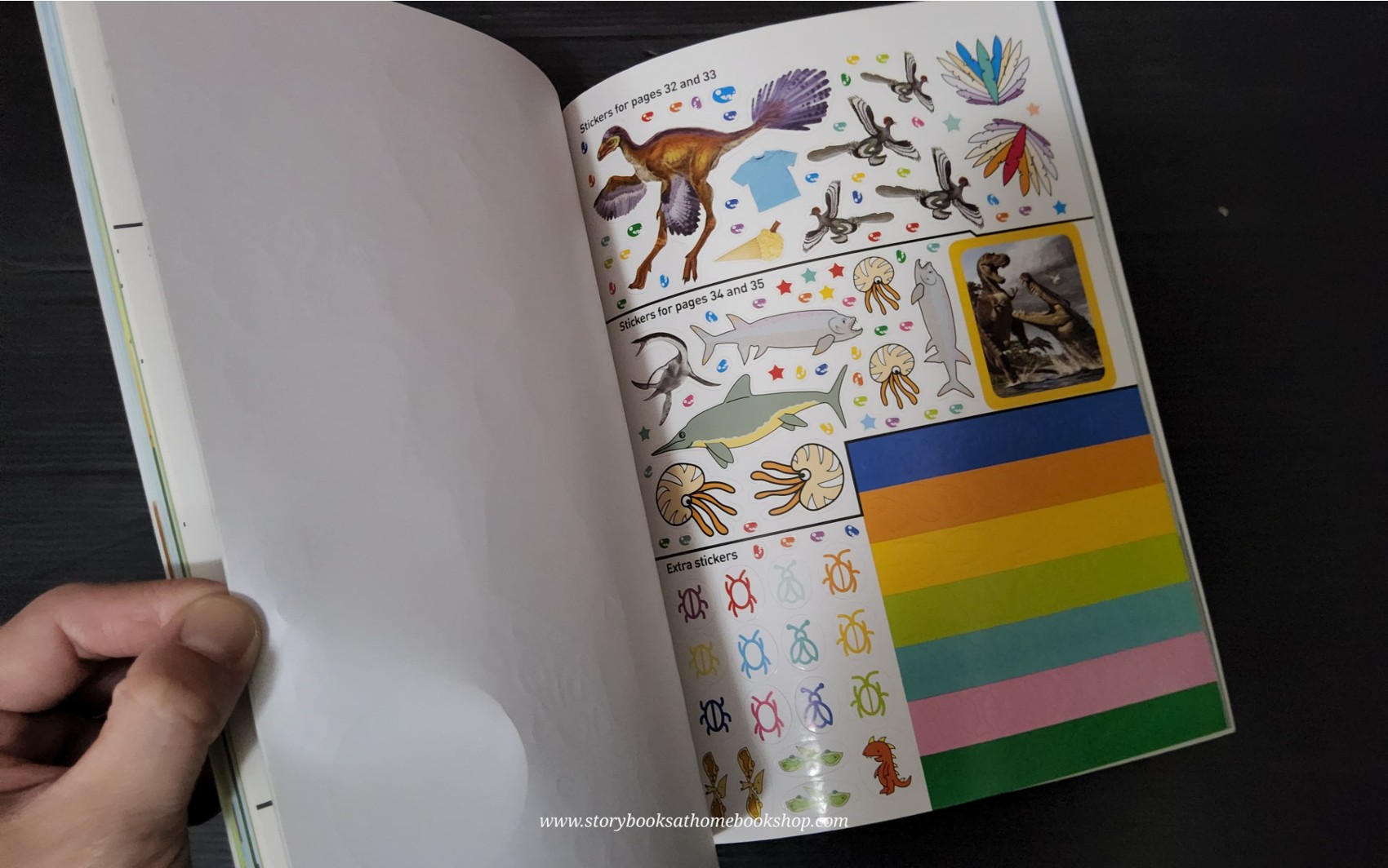 KNOWLEDGE ACTIVITIES BOOK** ♥️NATIONAL GEOGRAPHIC KIDS: DINOS STICKER ACTIVITY BOOK (OVER 1000 STICKERS)