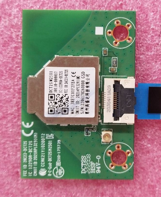 ตัวรับสัญญานWifiทีวี ทีซีแอล TCL ของแท้ถอดจากเครื่อง รุ่น 55P615 พาร์ท DCT2SM2501 30130-000017