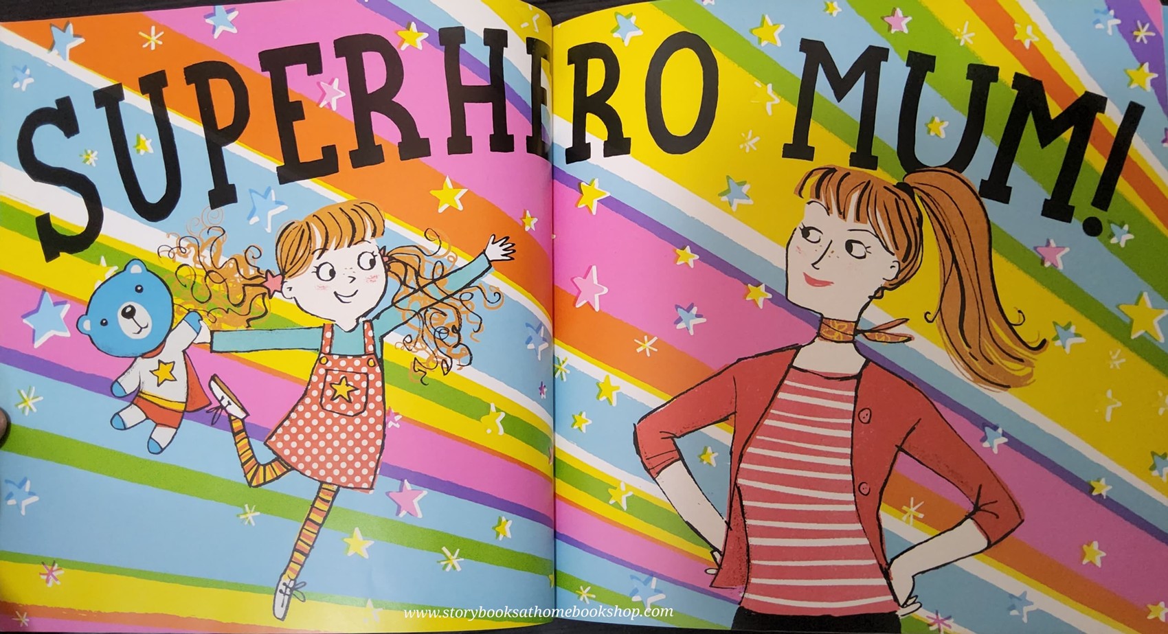 หนังสือนิทานปกอ่อน** 🍅🍓SUPERHERO MUM BY TINOTHY KNAPMAN.JOE BERGER