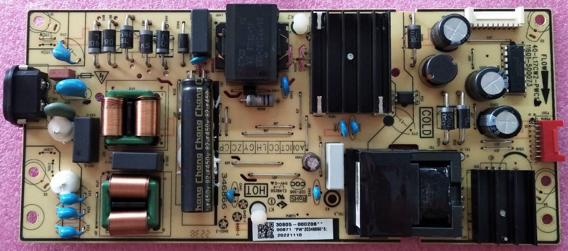 ซัพพลายทีวีทีซีแอล TCL อะไหล่แท้/มือสองพร้อมใช้งาน ใช้กับรุ่น 65P635 65P637 พาร์ทติดบอร์ด 40-L17CW2-PWC1ZG