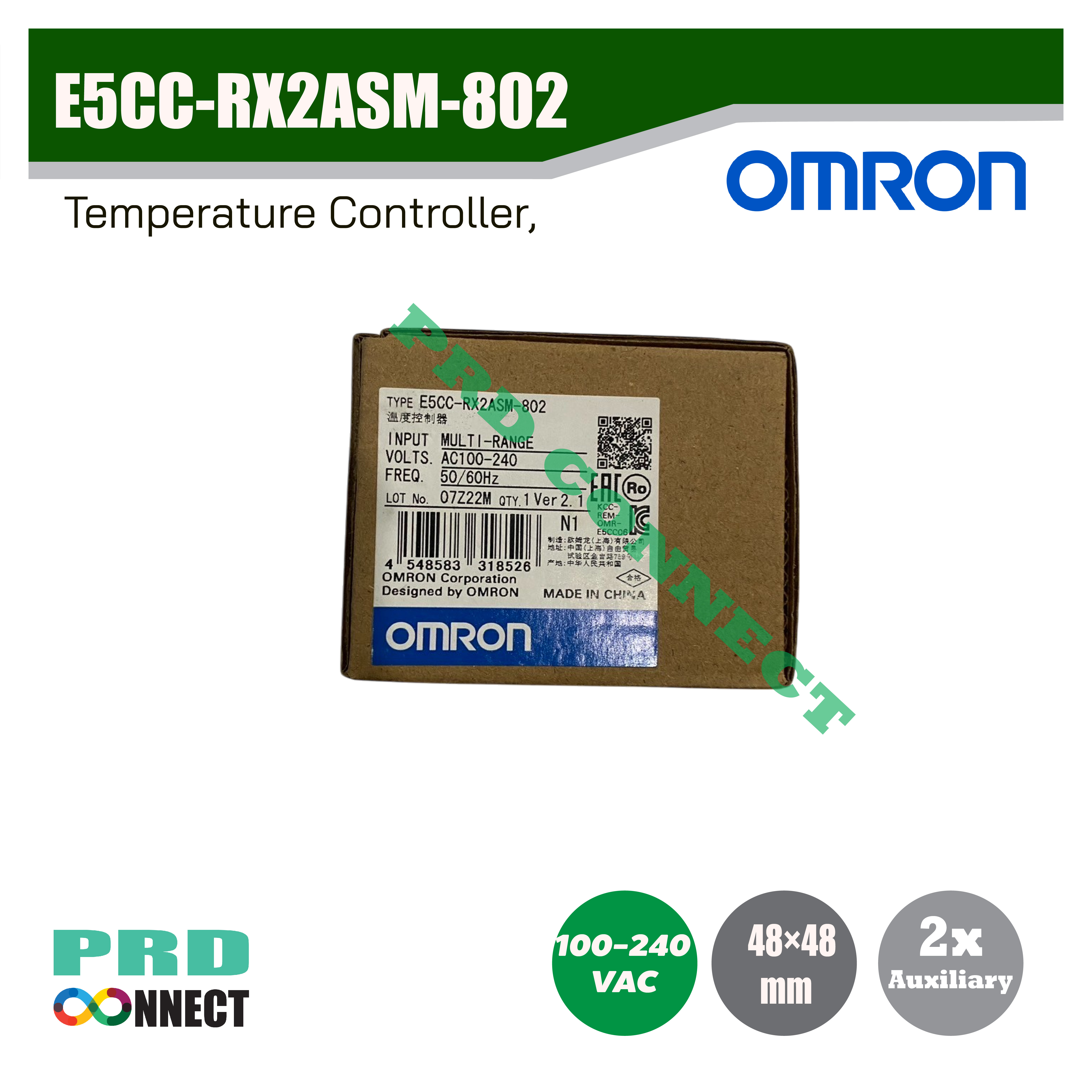 E5CC-RX2ASM-802 Temperature Controller, OMRON ของแท้คุณภาพดี รับประกัน 1 ปี