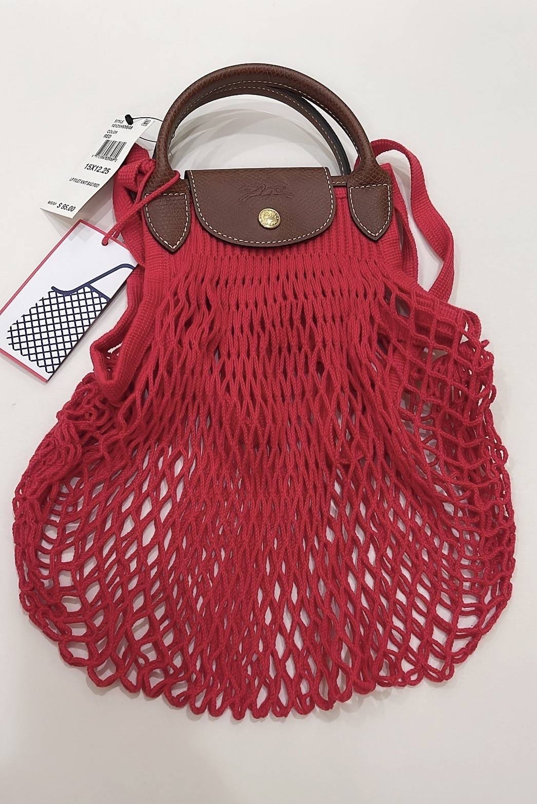 New Longchamp Le Pliage Filet รุ่นสุดฮิต สะพายไหล่ได้ คล้องแขนได้