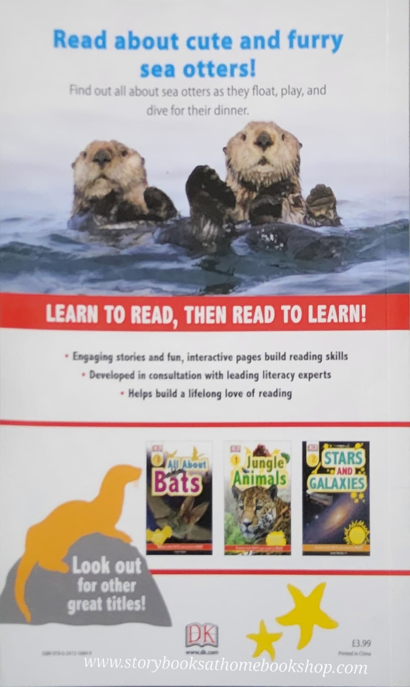 หนังสือนิทานปกอ่อน** 🍅🍓DK LEVEL1:SEA OTTERS