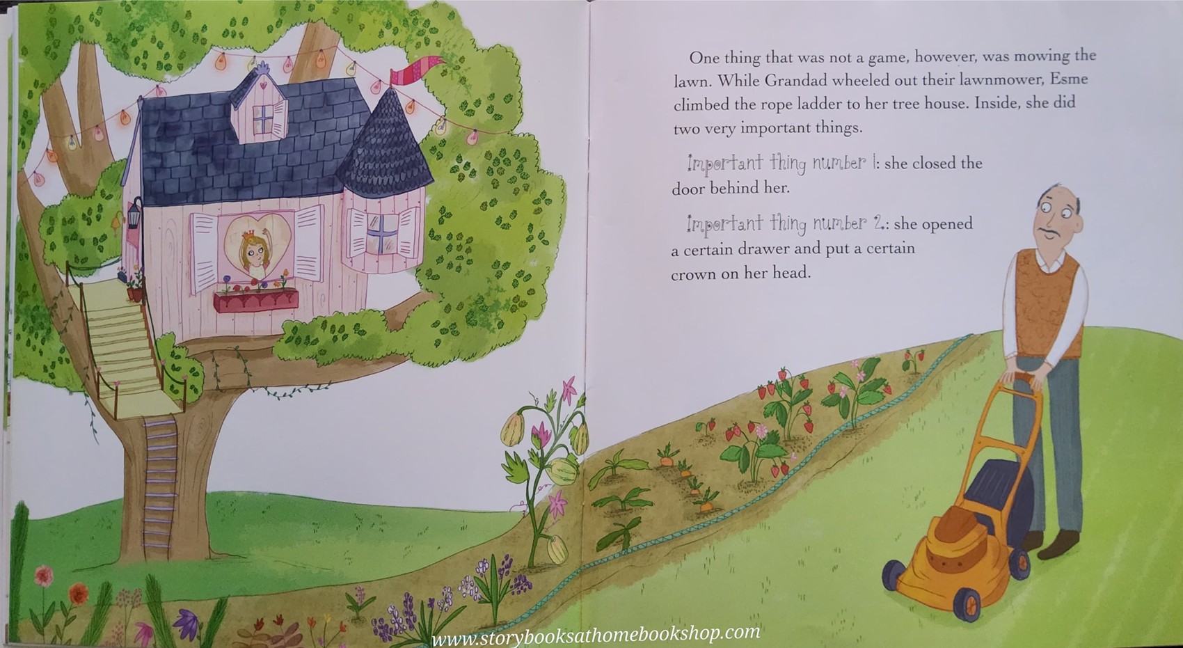 หนังสือนิทานปกอ่อน** 🍅🍓THE TREEHOUSE PRINCESS:PRINCESS ESME AND THE ROYAL GIGGLES