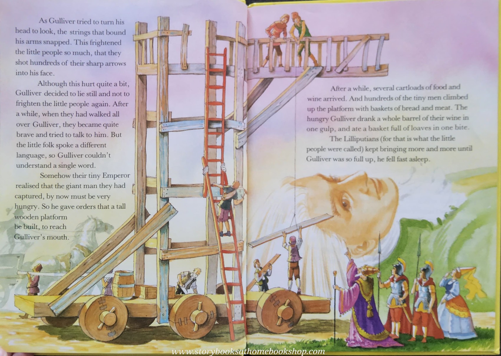 หนังสือนิทานปกแข็ง ** 🍅🍓TWIN TALES: GULLIVER'S TRAVELS AND THE FROG PRINCE