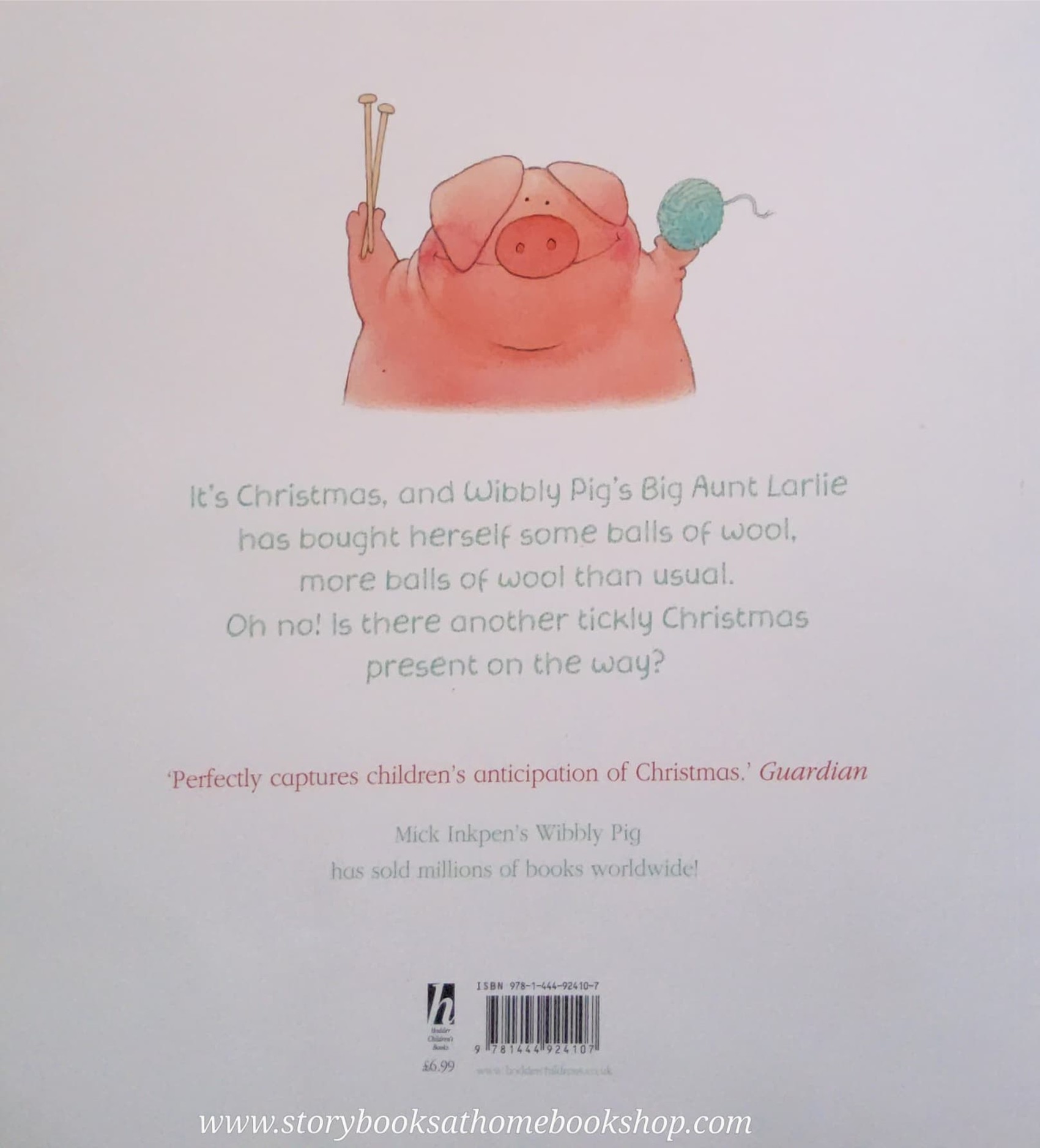 หนังสือนิทานปกอ่อน** 🍅🍓 TICKLY CHRISTMAS WIBBLY PIG! BY MICK INKPEN