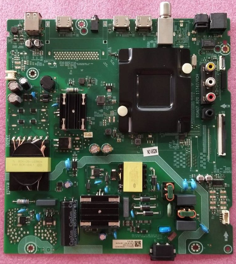 เมนเบอร์ทีวีไฮเซน HISENSE อะไหล่แท้มือสองพร้อมใช้งาน ใช้กับรุ่น55A6100H พาร์ทRSAG7.820.11742/ROH ใช้ทีคอนRSAG7.820.11133/ROH