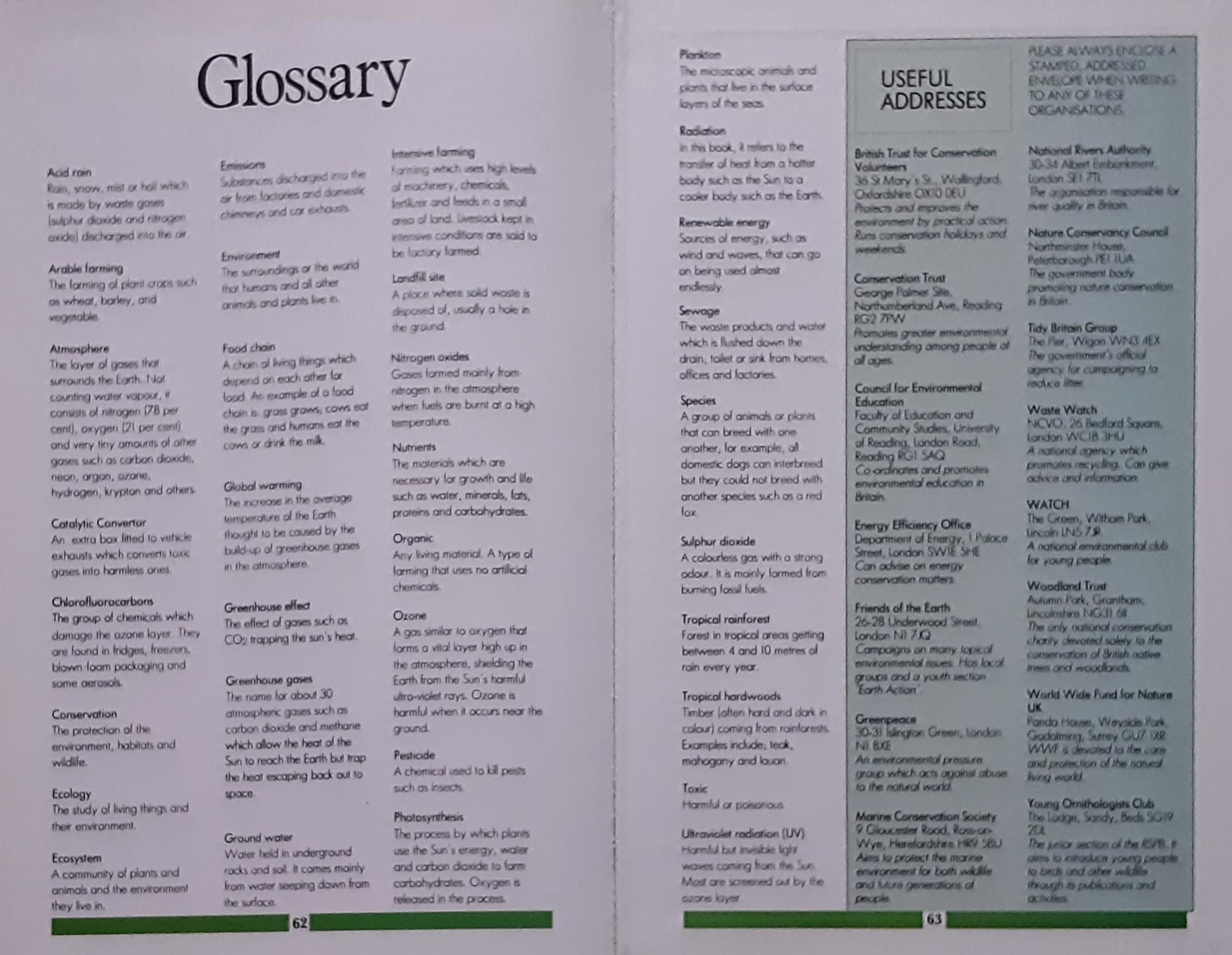 KNOWLEDGE BOOK** ð
ðFRIENDS OF THE EARTH YEARBOOK