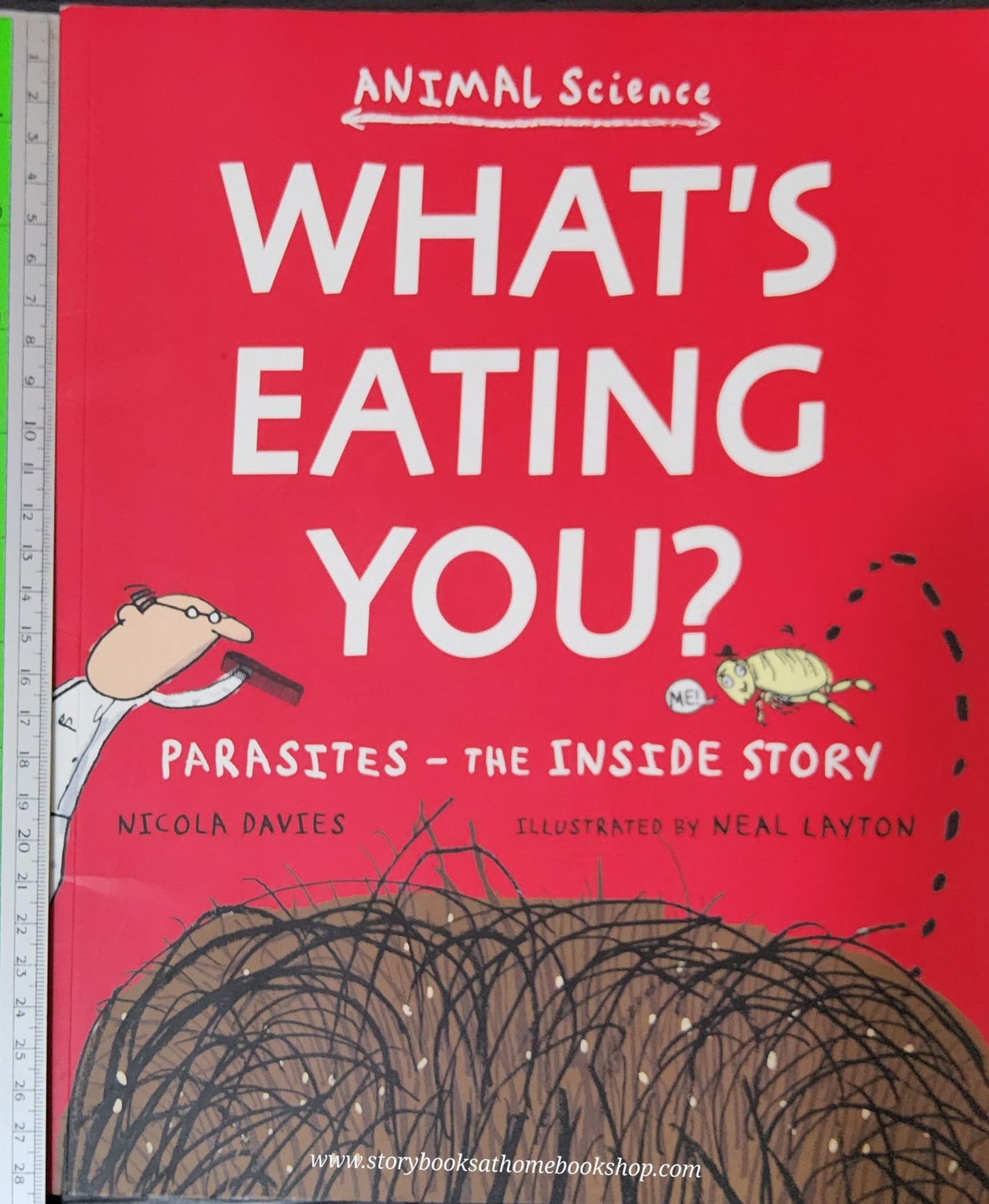 หนังสือนิทานปกอ่อน ความรู้** 🍅🍓ANIMAL SCIENCE: WHAT'S EATING YOU? PARASIRES-THE INSIDE STORY