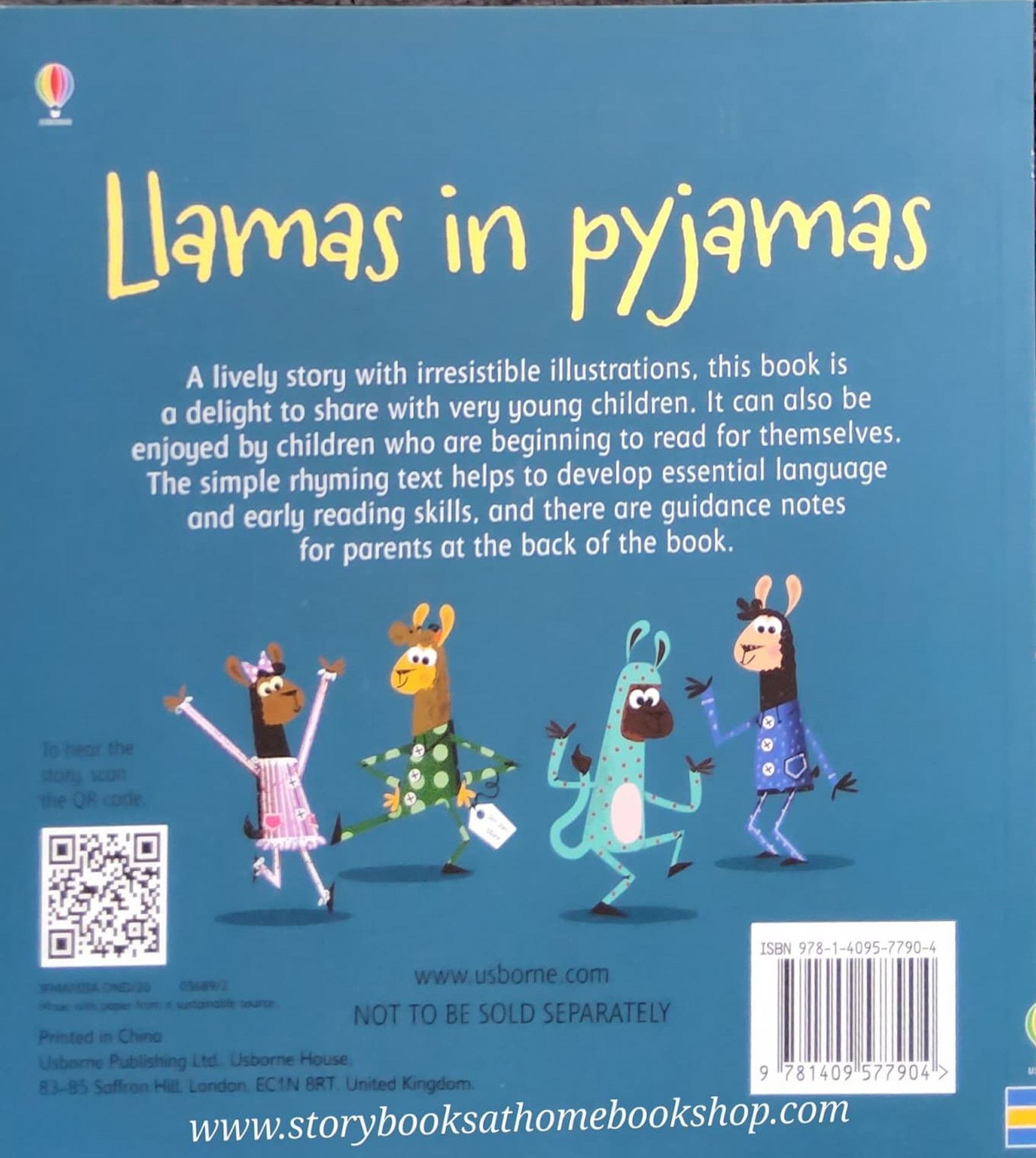 หนังสือนิทานปกอ่อน** ♥️USBORNE PHONICS READERS:LLAMAS IN PYJAMAS