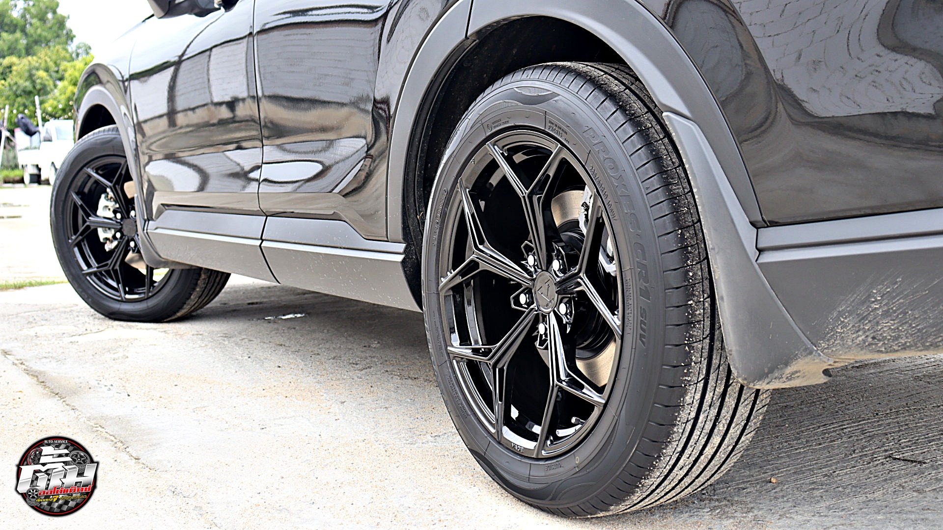 ALL New HONDA CRV เปลี่ยนล้อยาง ล้อ VAGE VFX01 ขอบ19นิ้ว ยาง TOYO PROXES CR1 235/55R19 105W